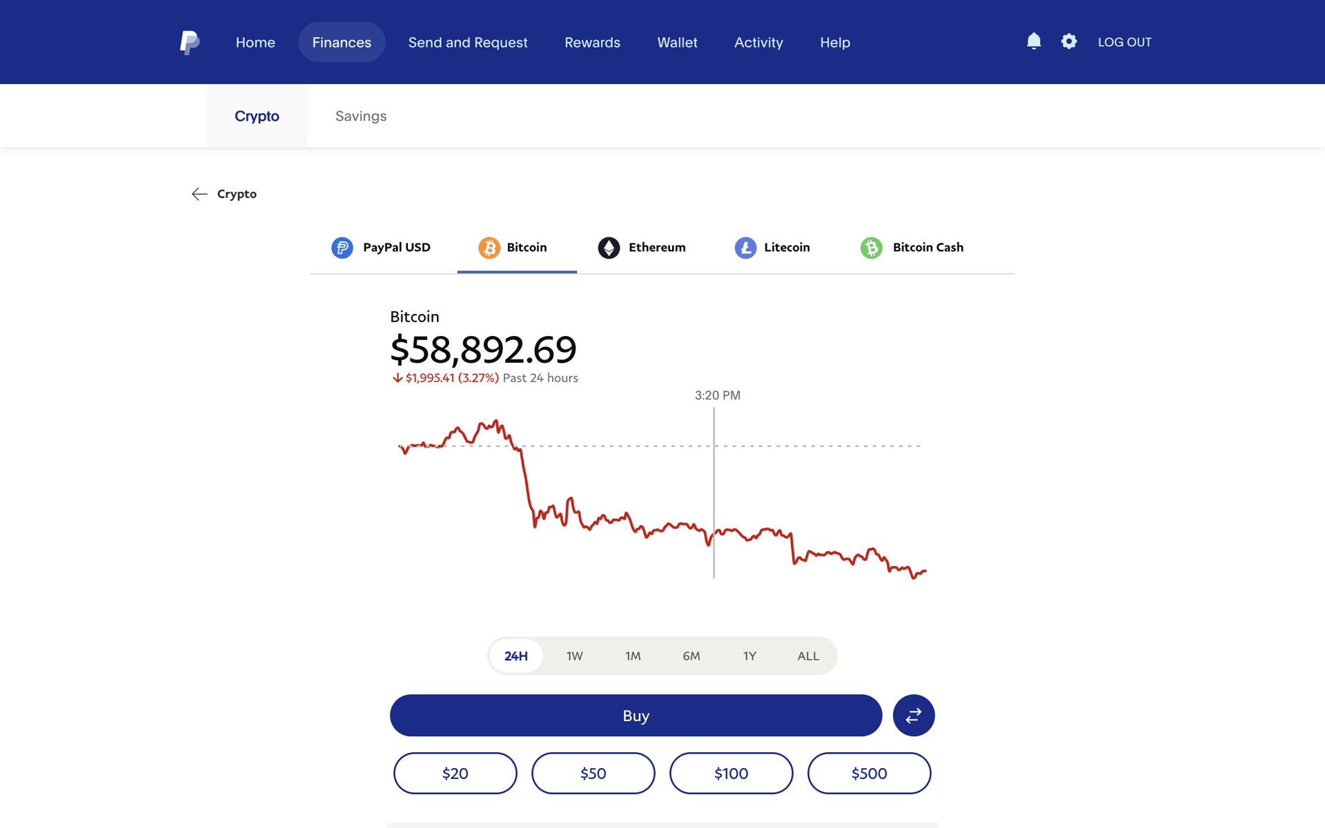 PayPal Web Finance interface screenshot 2