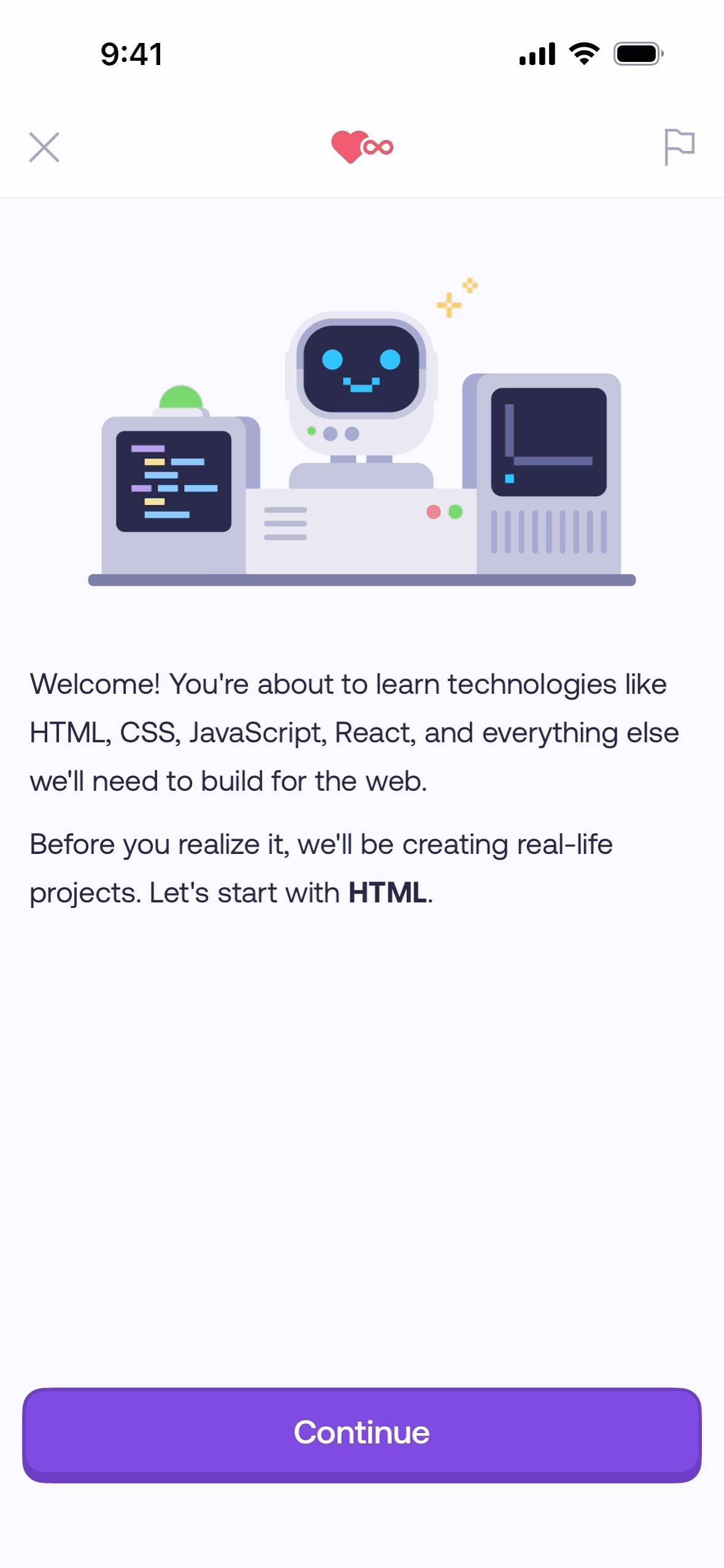 Mimo iOS Education interface screenshot 3