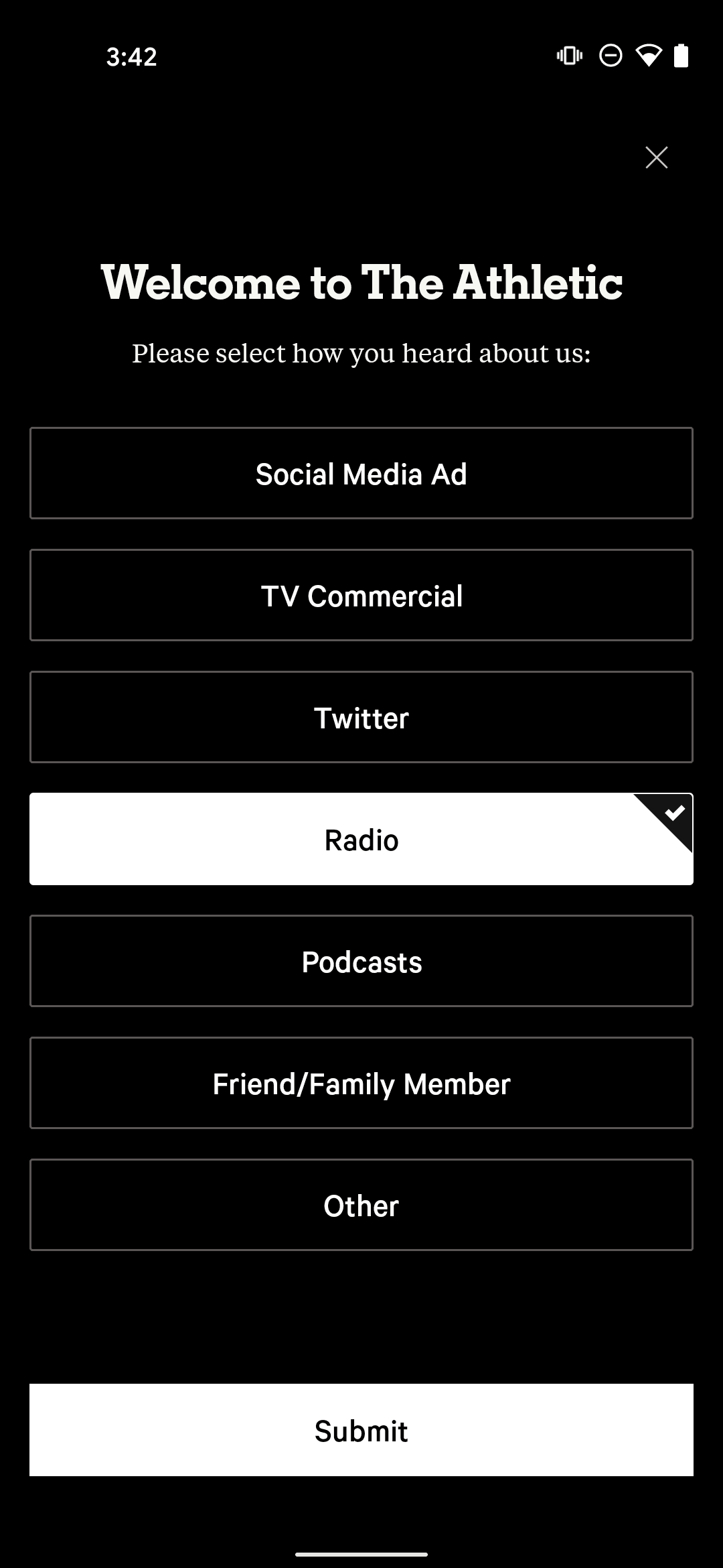 The Athletic Android Sports interface screenshot 17