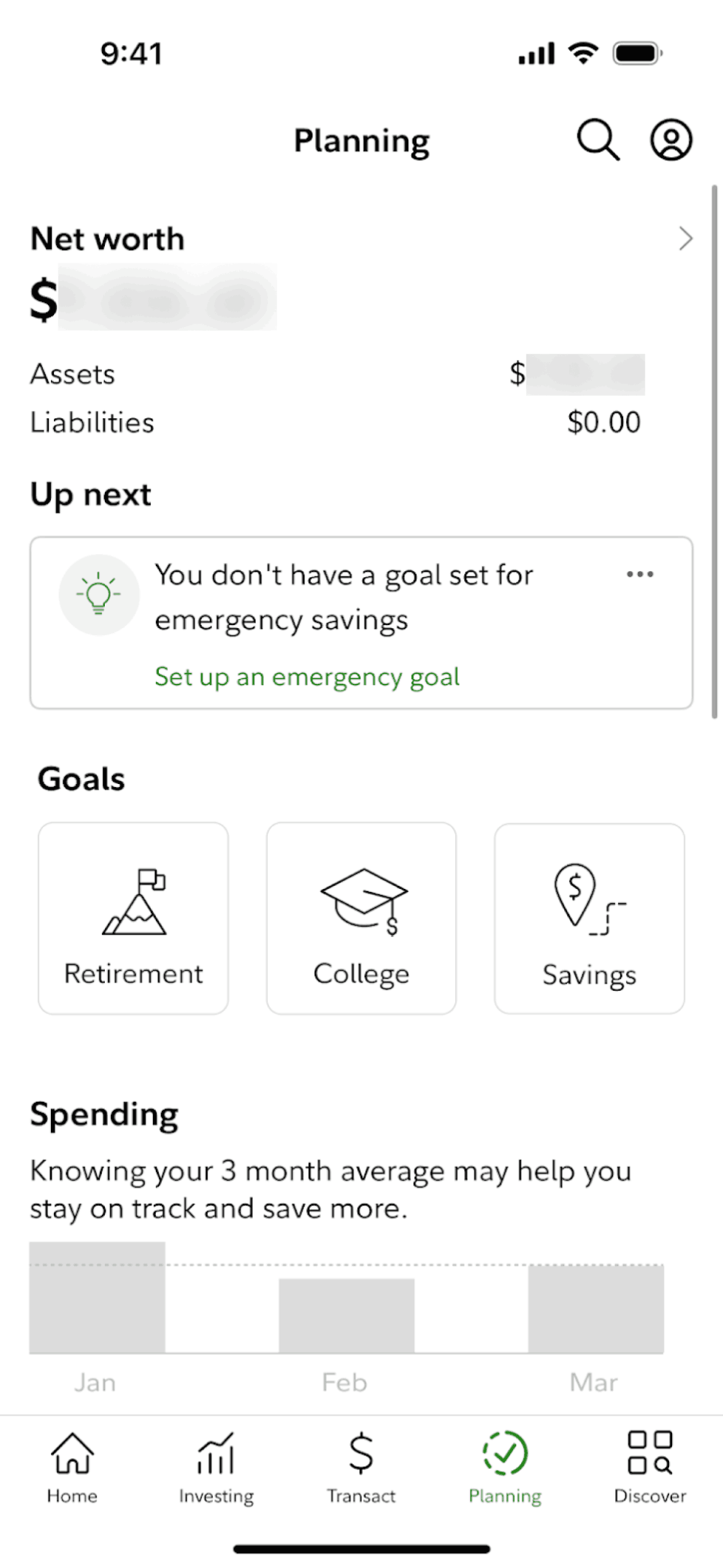 Fidelity iOS Finance interface screenshot 10