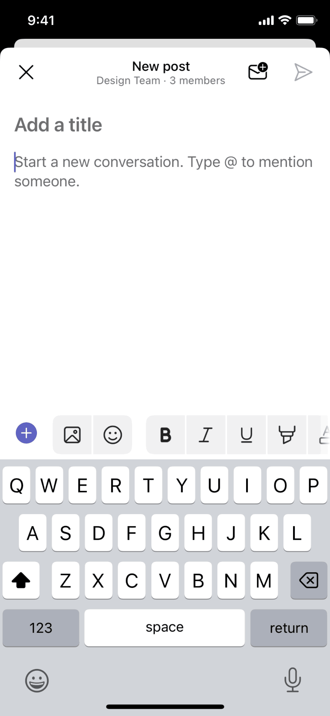 Microsoft Teams iOS Business interface screenshot 4