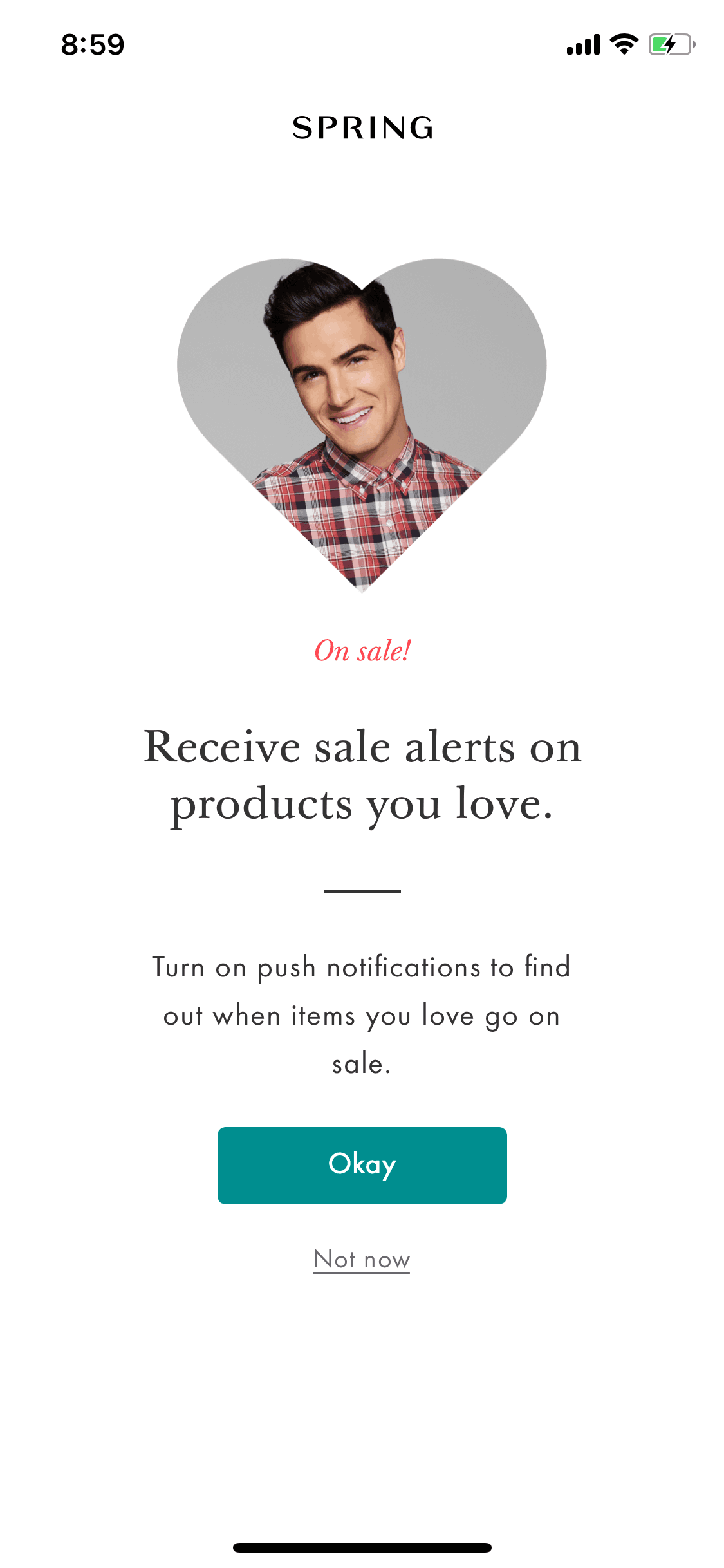 Spring iOS Shopping interface screenshot 7