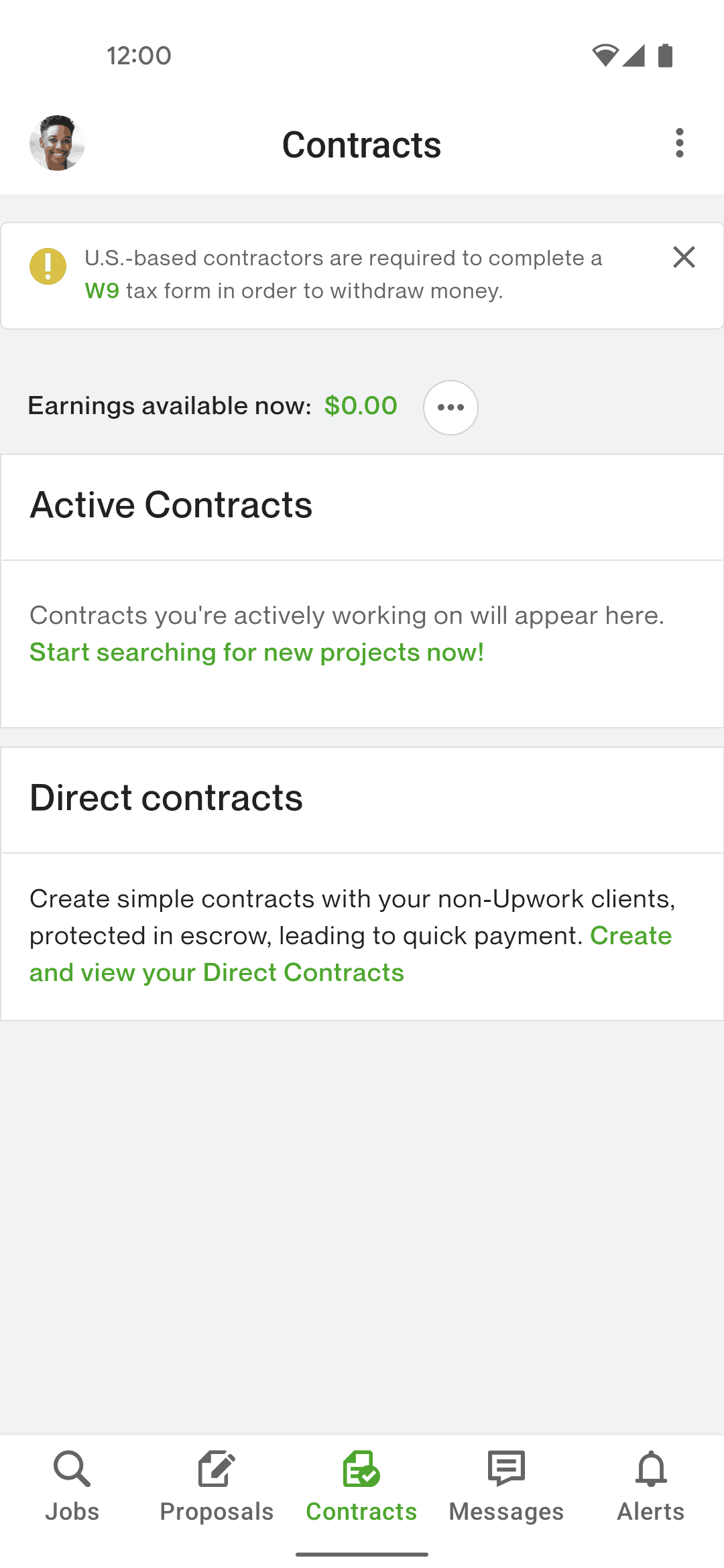 Upwork Android Business interface screenshot 4