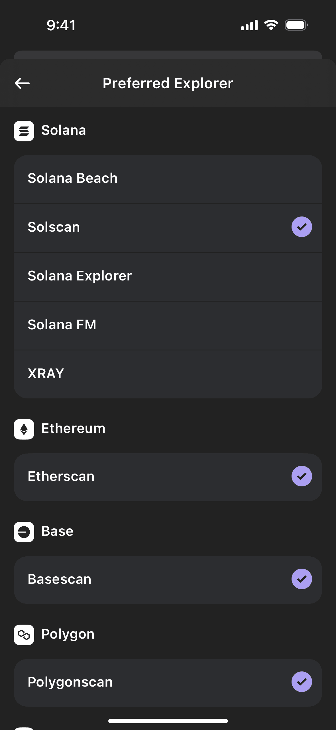 Phantom iOS Crypto & Web3 interface screenshot 5