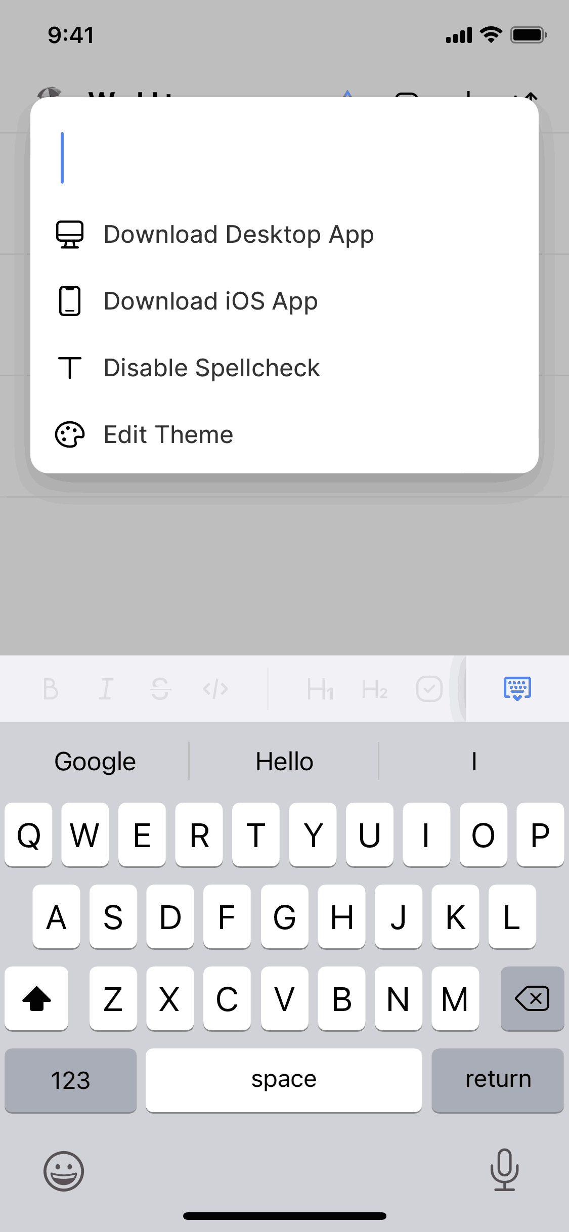 Clover iOS Productivity interface screenshot 8