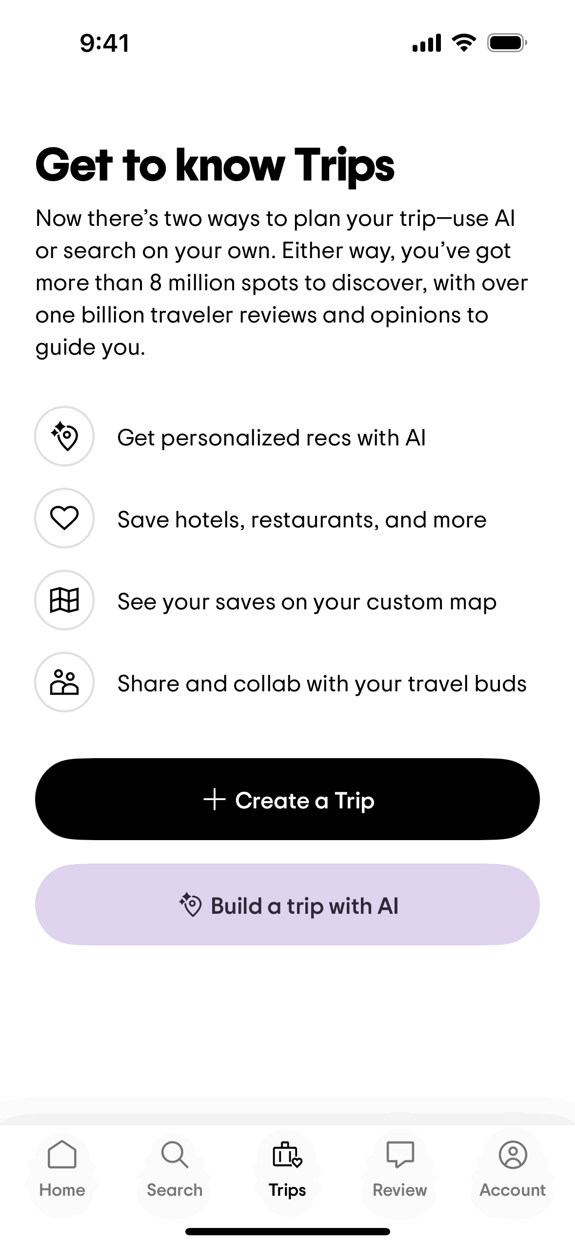 Tripadvisor iOS Travel & Transportation interface screenshot 17