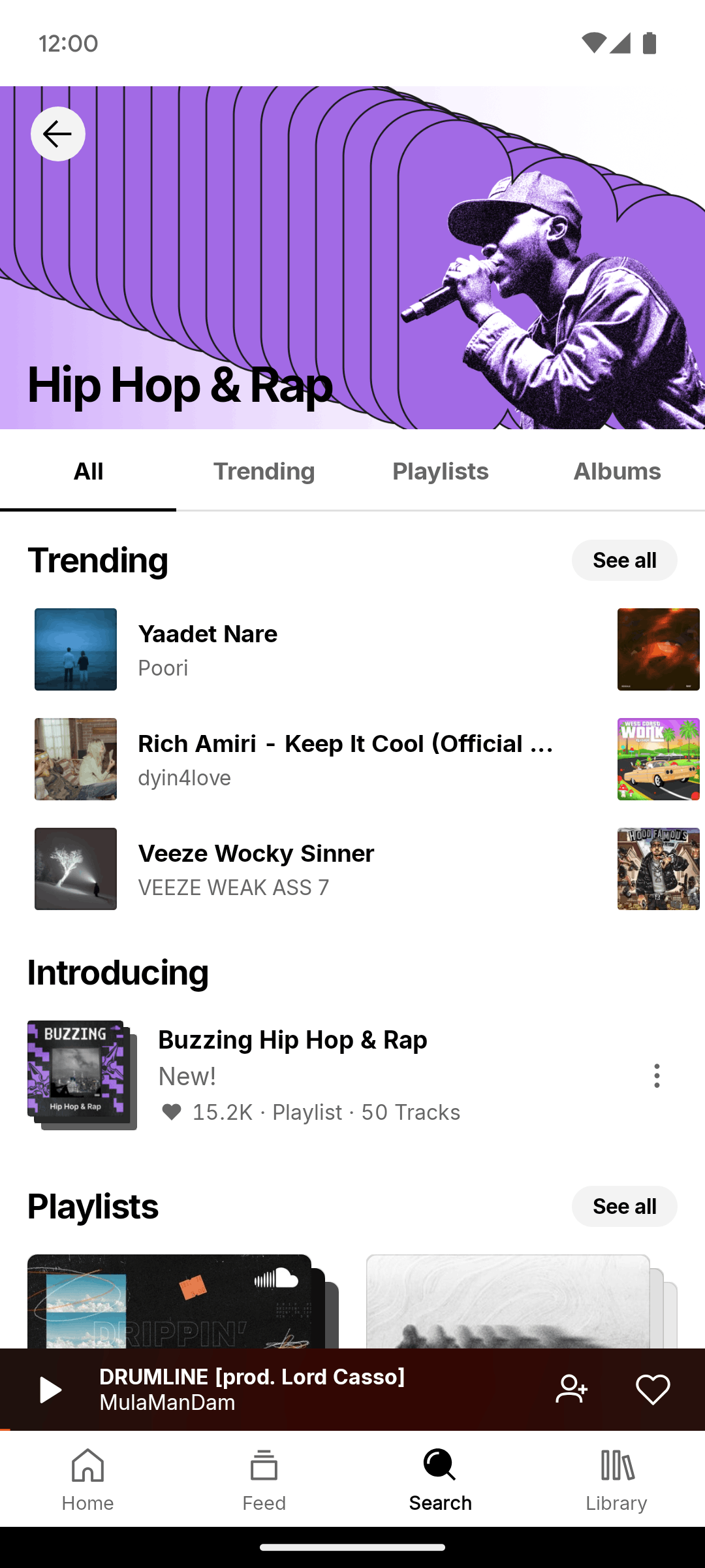SoundCloud Android Music & Audio interface screenshot 1
