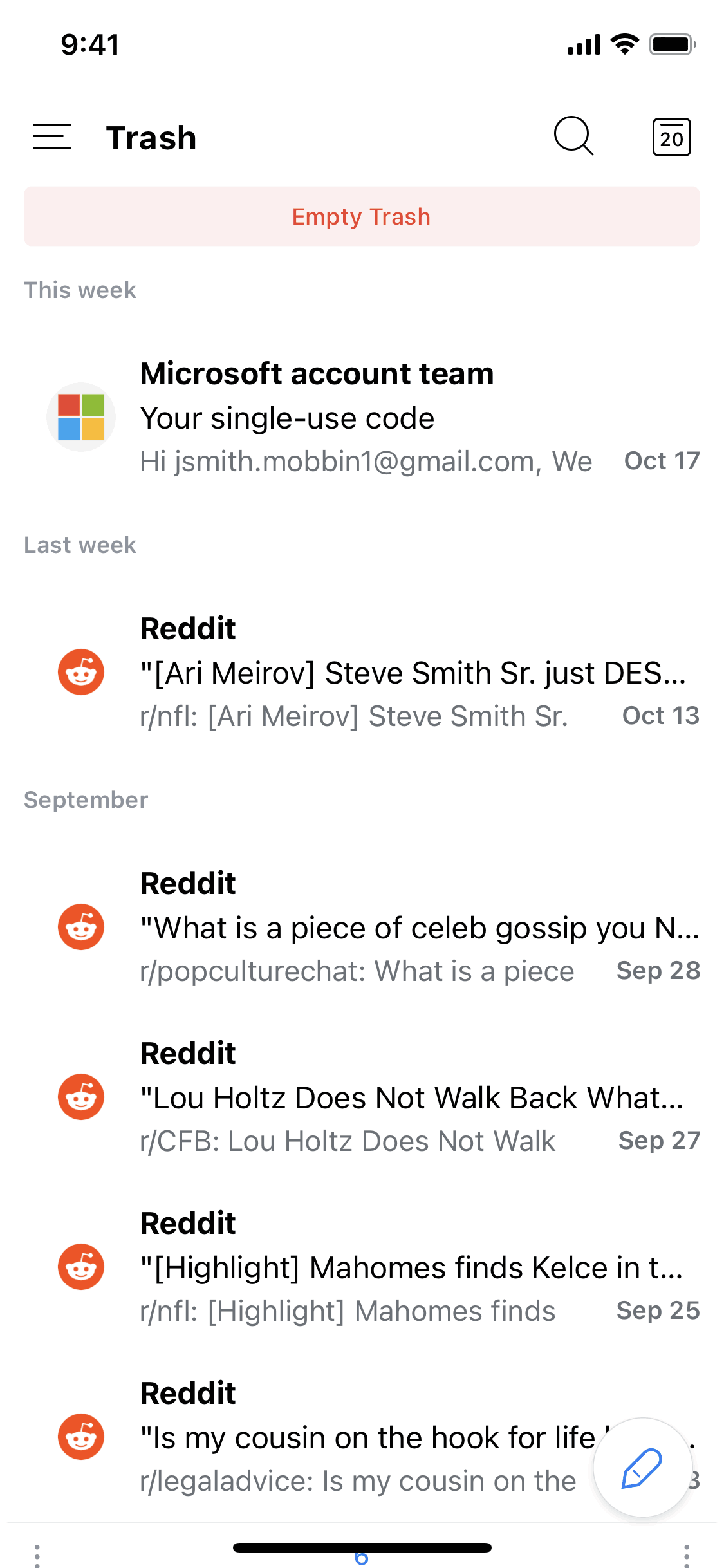 Spark Mail iOS AI interface screenshot 20