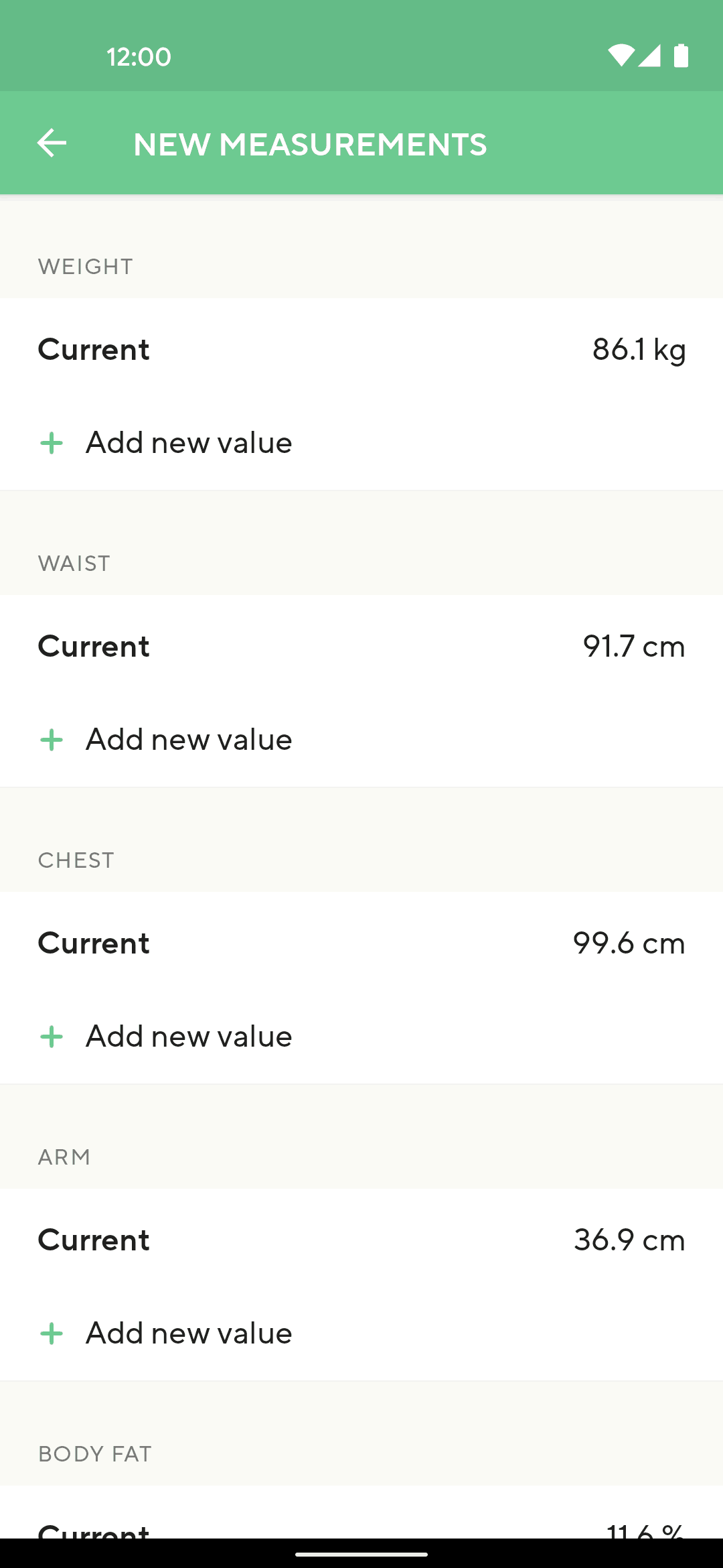Lifesum Android Health & Fitness interface screenshot 24