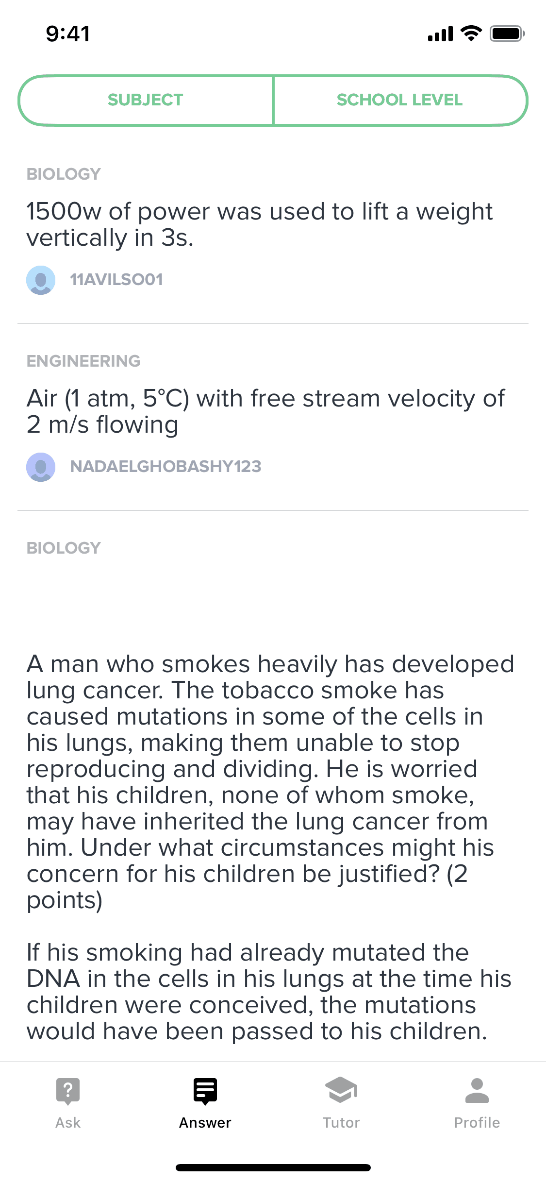 Brainly iOS Education interface screenshot 4