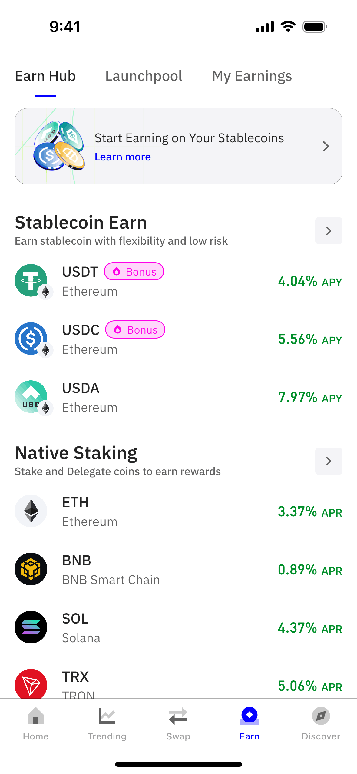Trust Wallet iOS Crypto & Web3 interface screenshot 7