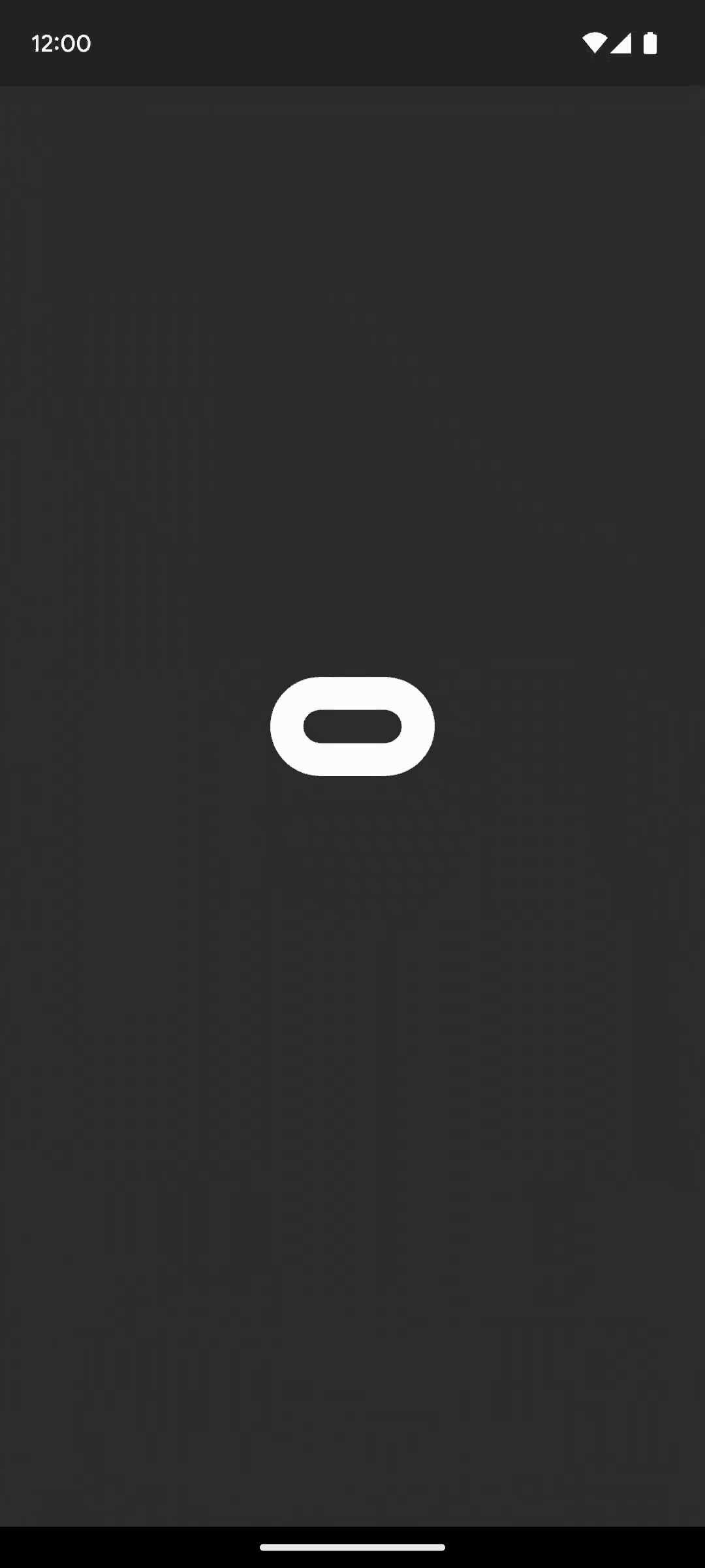 Meta Quest Android Entertainment interface screenshot 1
