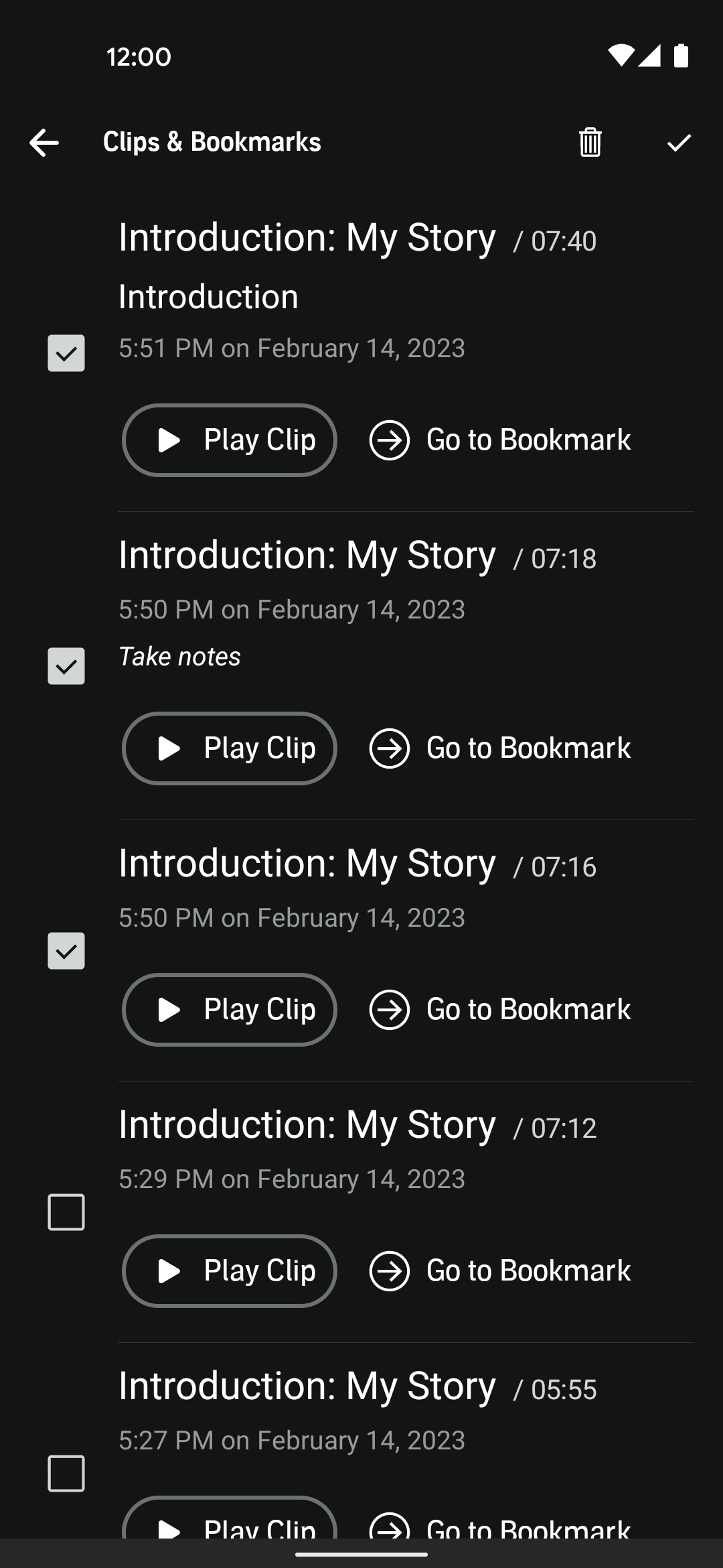 Audible Android Entertainment interface screenshot 7