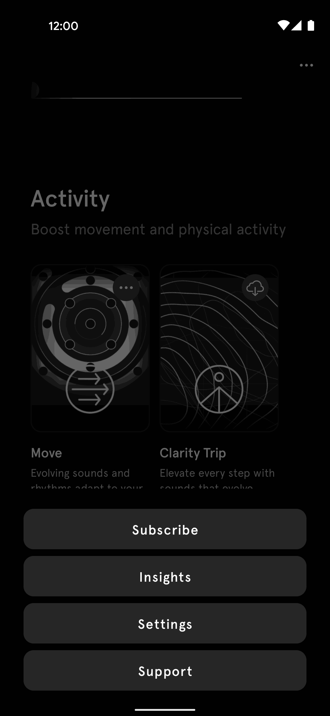 Endel Android Health & Fitness interface screenshot 7