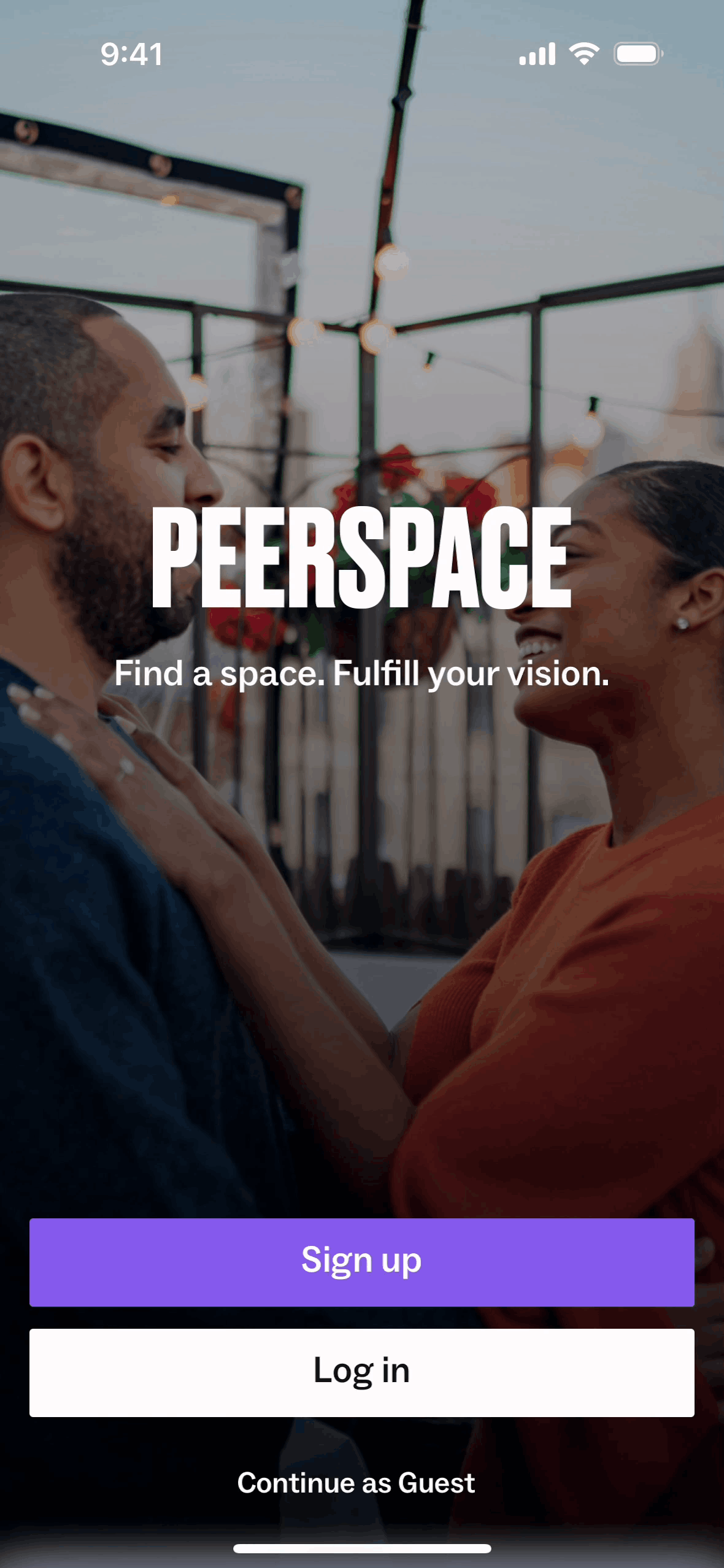 Peerspace iOS Lifestyle interface screenshot 10