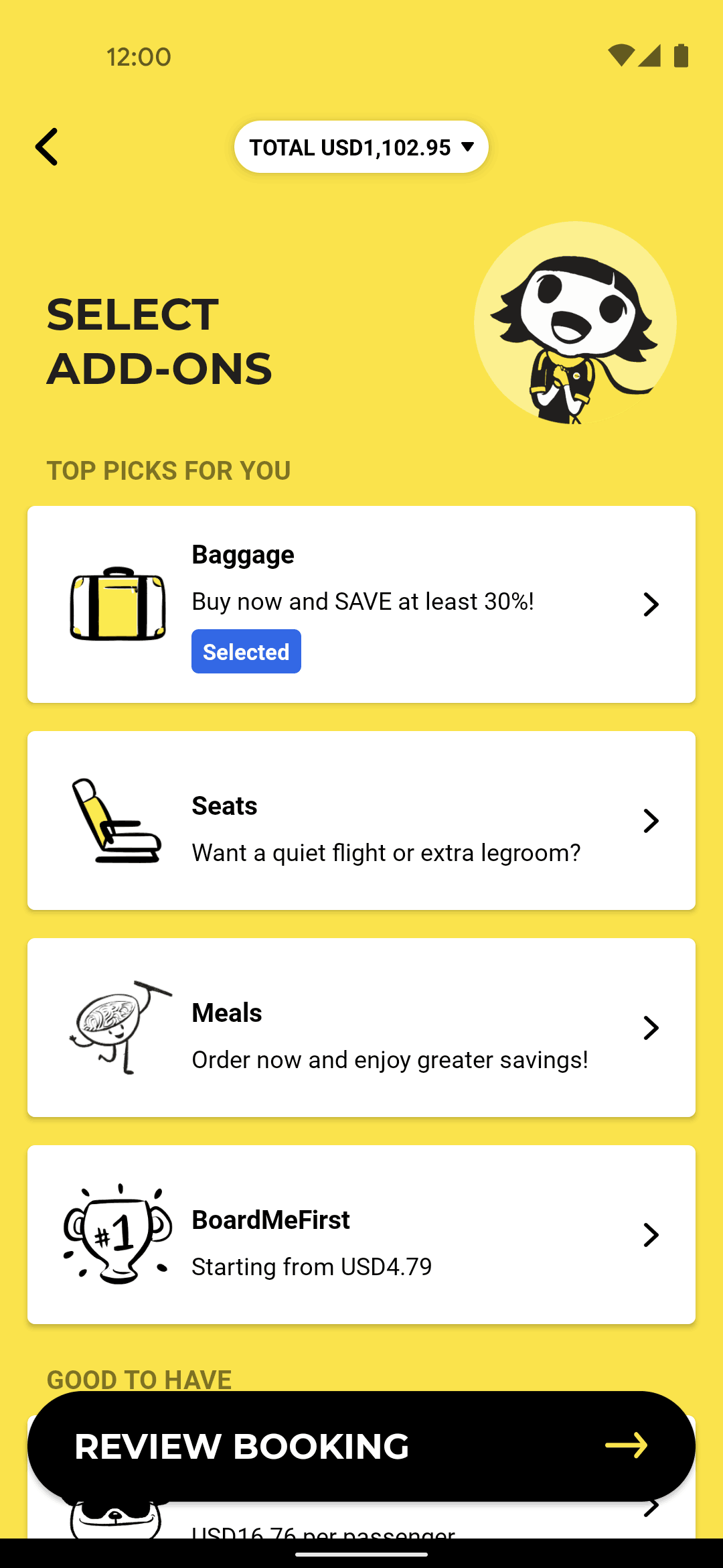 Scoot Android Travel & Transportation interface screenshot 21
