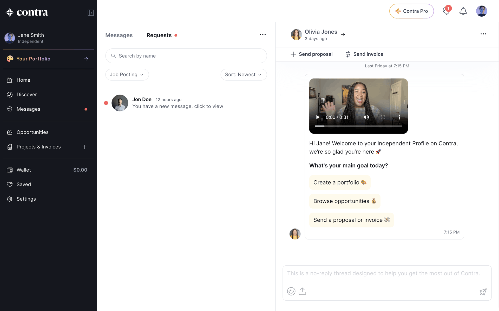 Jobs & Recruitment app screen 2