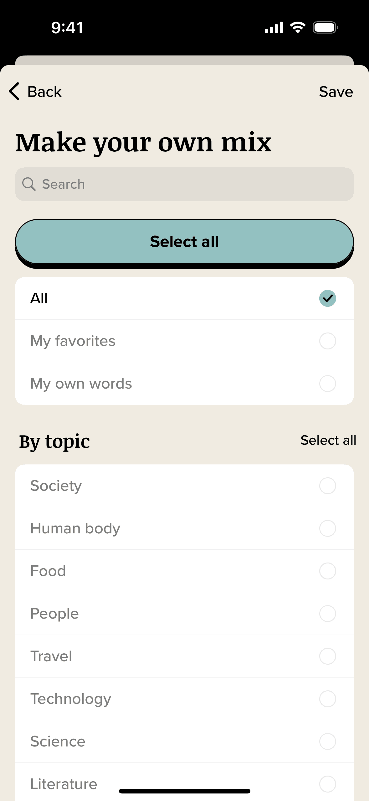 Vocabulary iOS Education interface screenshot 22