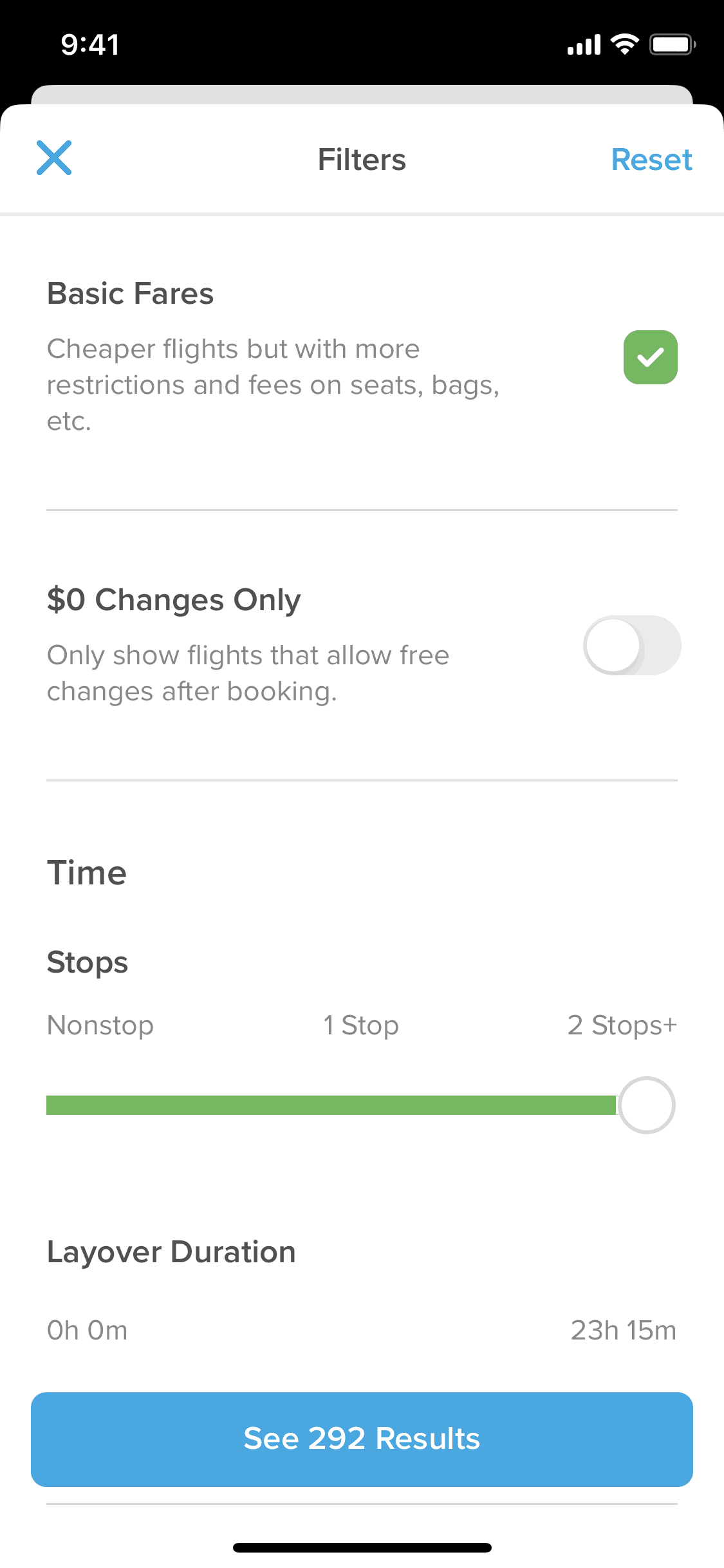 Hopper iOS Travel & Transportation interface screenshot 12
