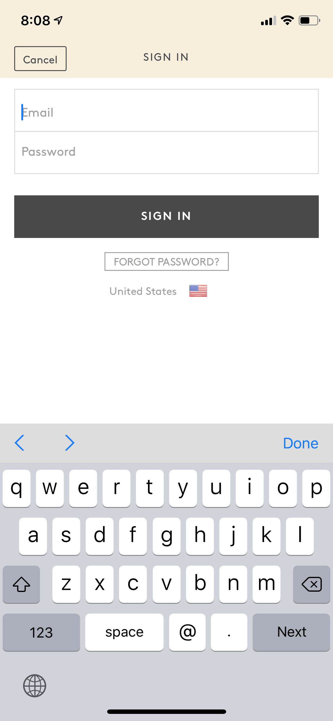 Birchbox iOS Shopping interface screenshot 9