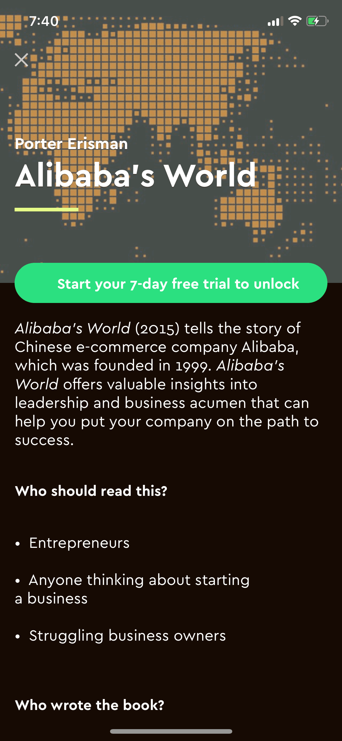 Blinkist iOS Education interface screenshot 17