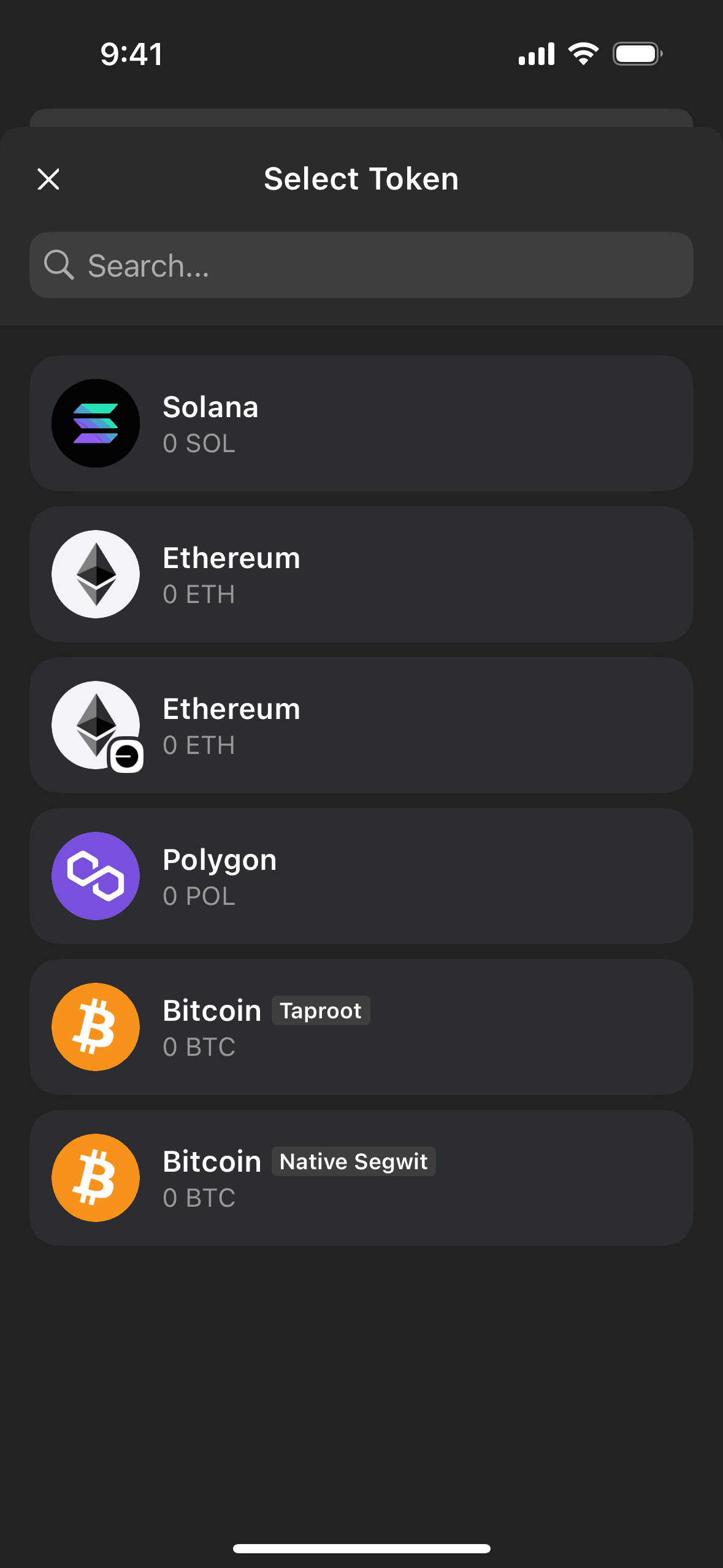 Phantom iOS Crypto & Web3 interface screenshot 24