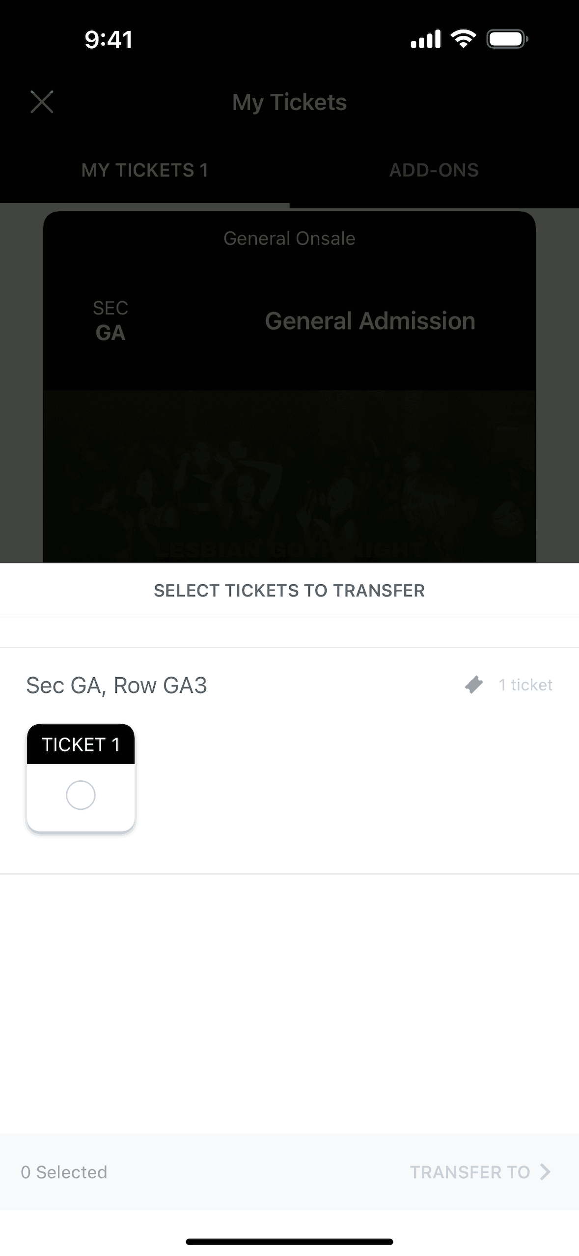 Live Nation iOS Music & Audio interface screenshot 20
