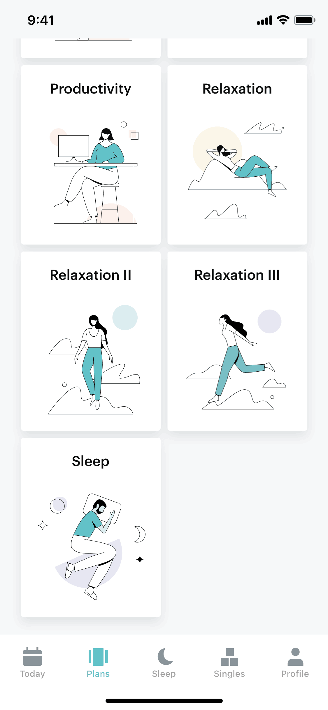 Balance iOS Health & Fitness interface screenshot 15