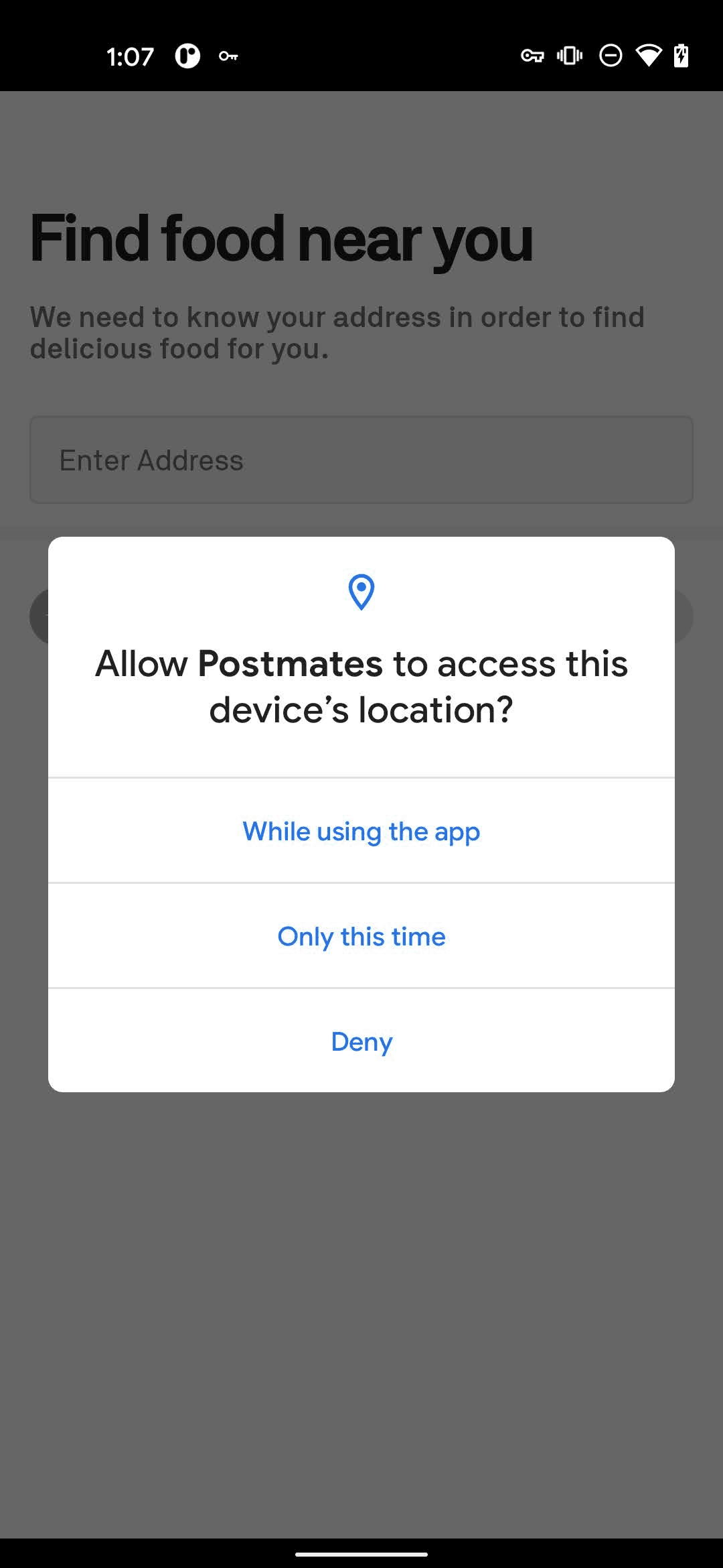 Postmates Android Food & Drink interface screenshot 14