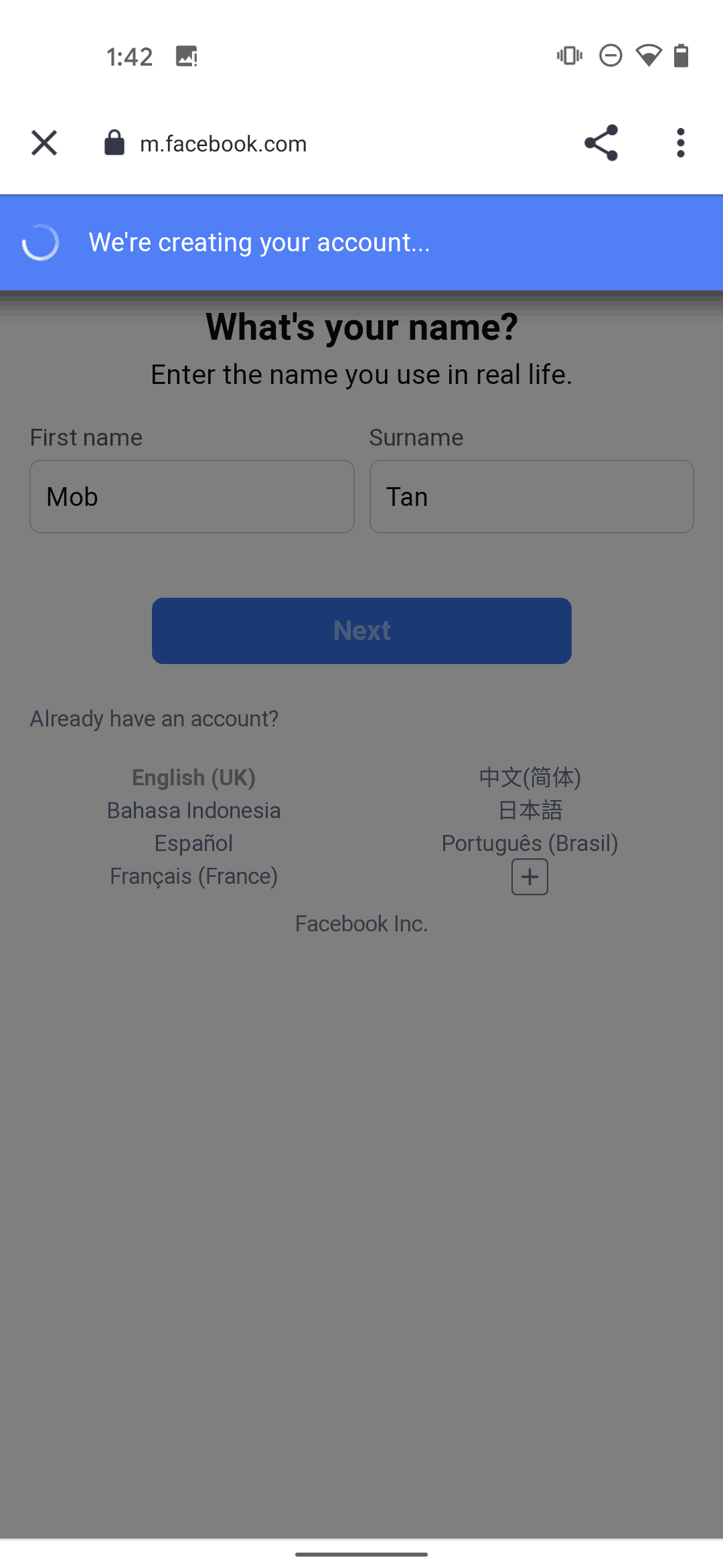Messenger Android Social Networking interface screenshot 9