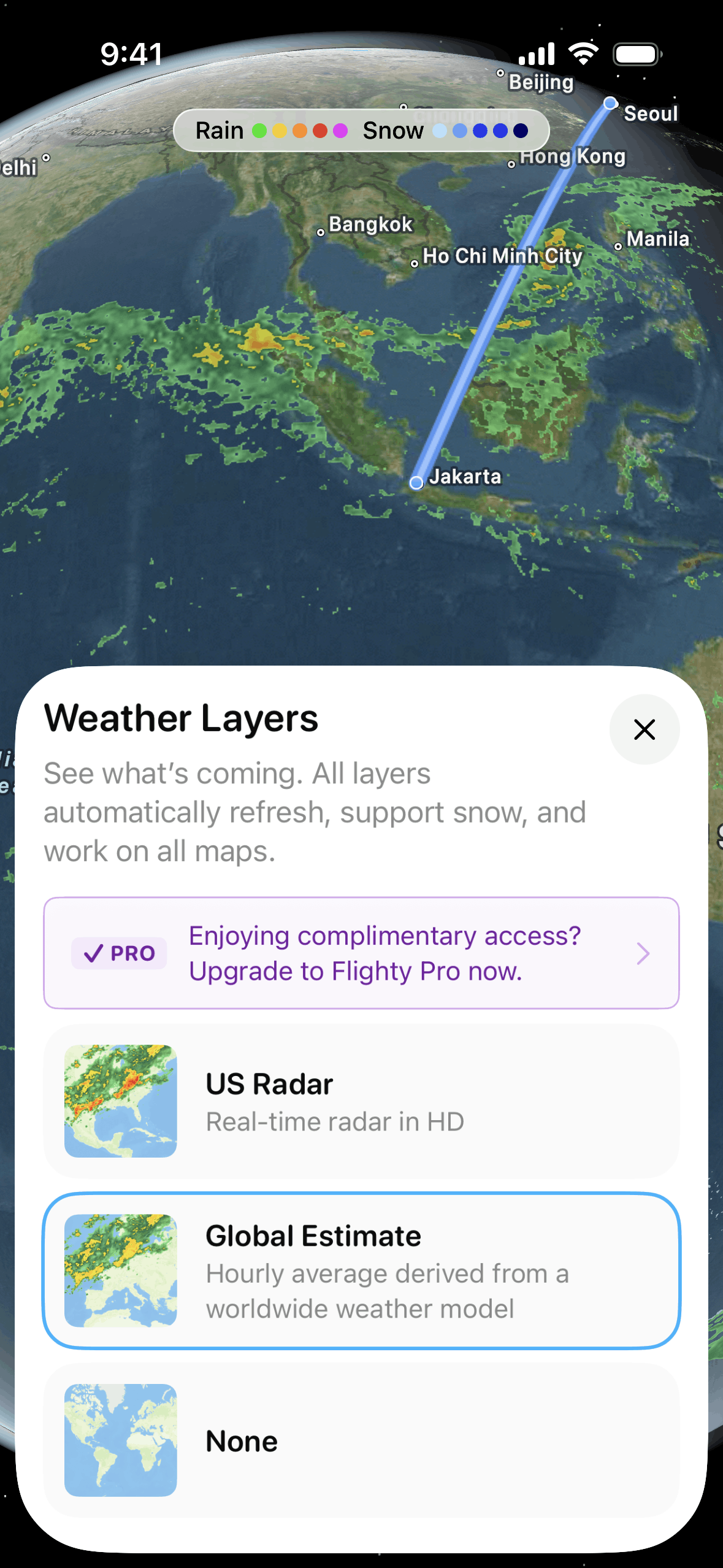 Flighty iOS Travel & Transportation interface screenshot 17