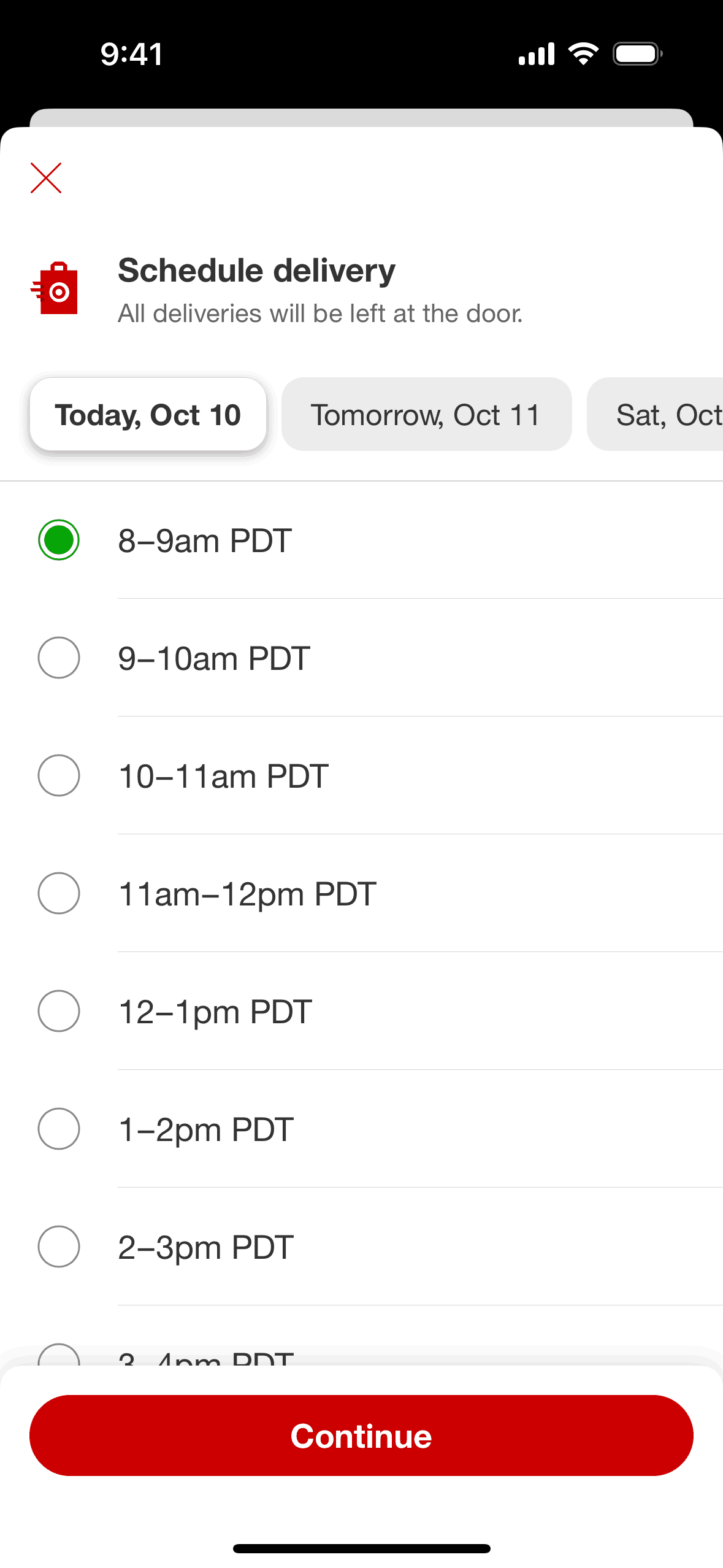 Target iOS Shopping interface screenshot 23