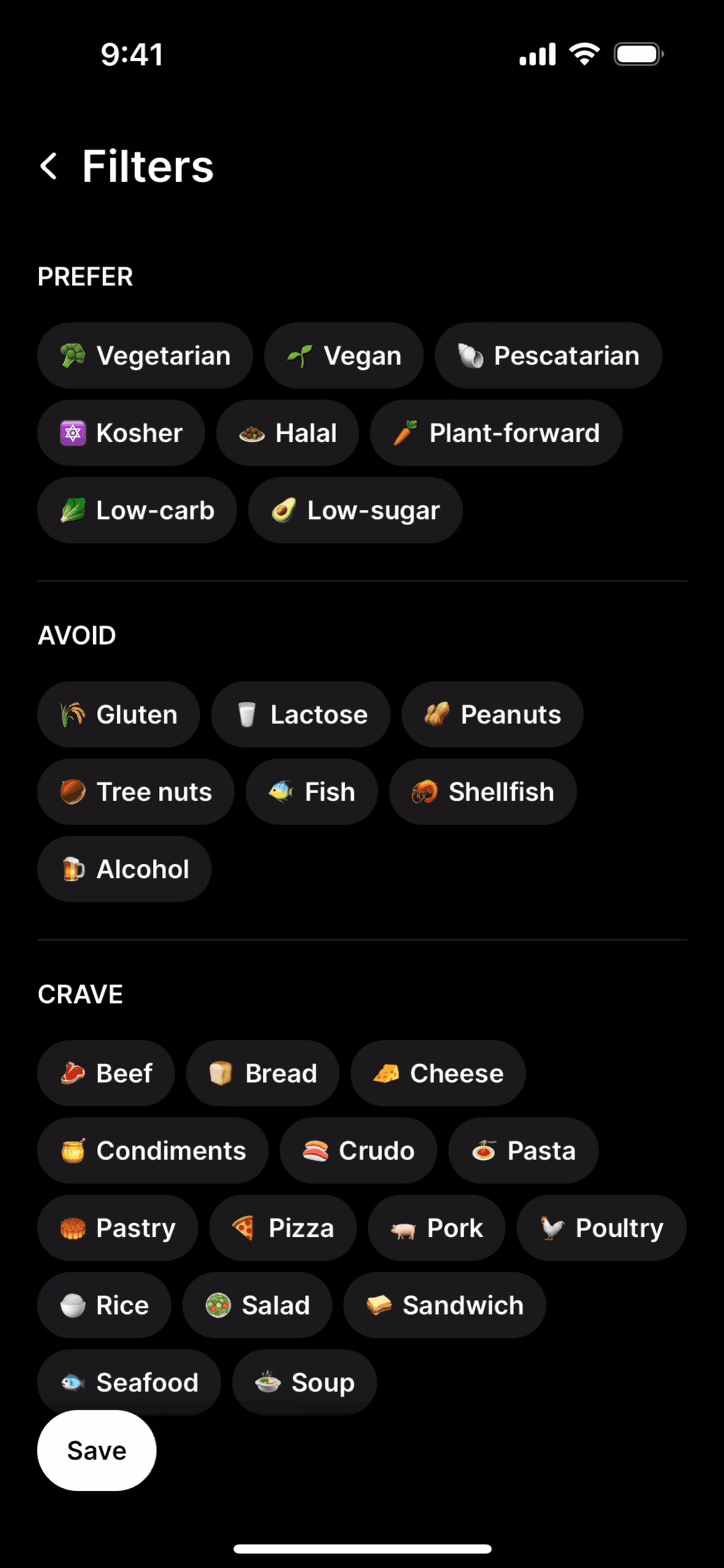 CREME iOS AI interface screenshot 7