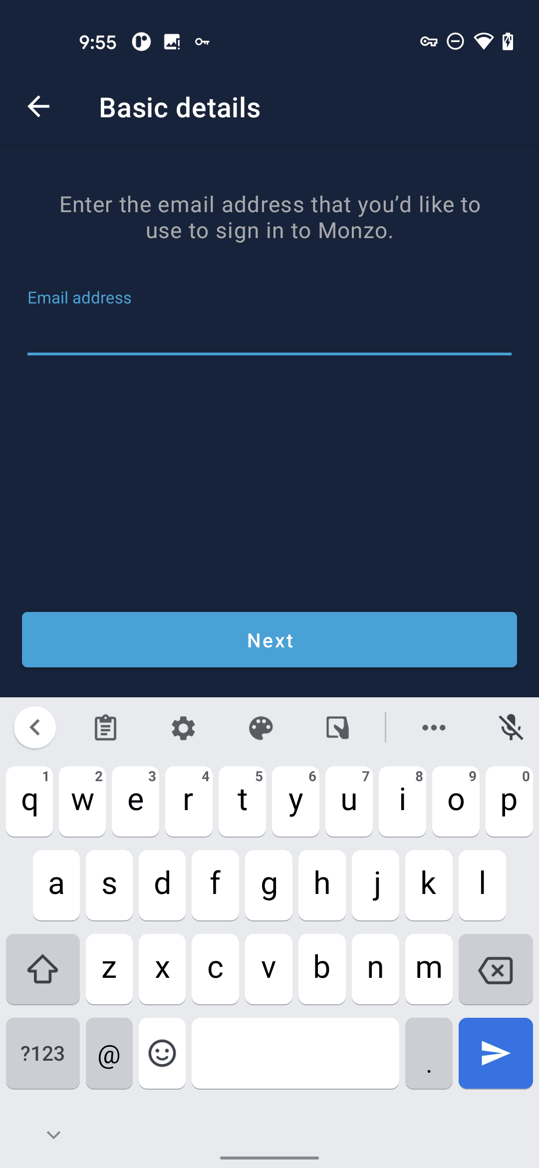 Monzo Android Finance interface screenshot 4