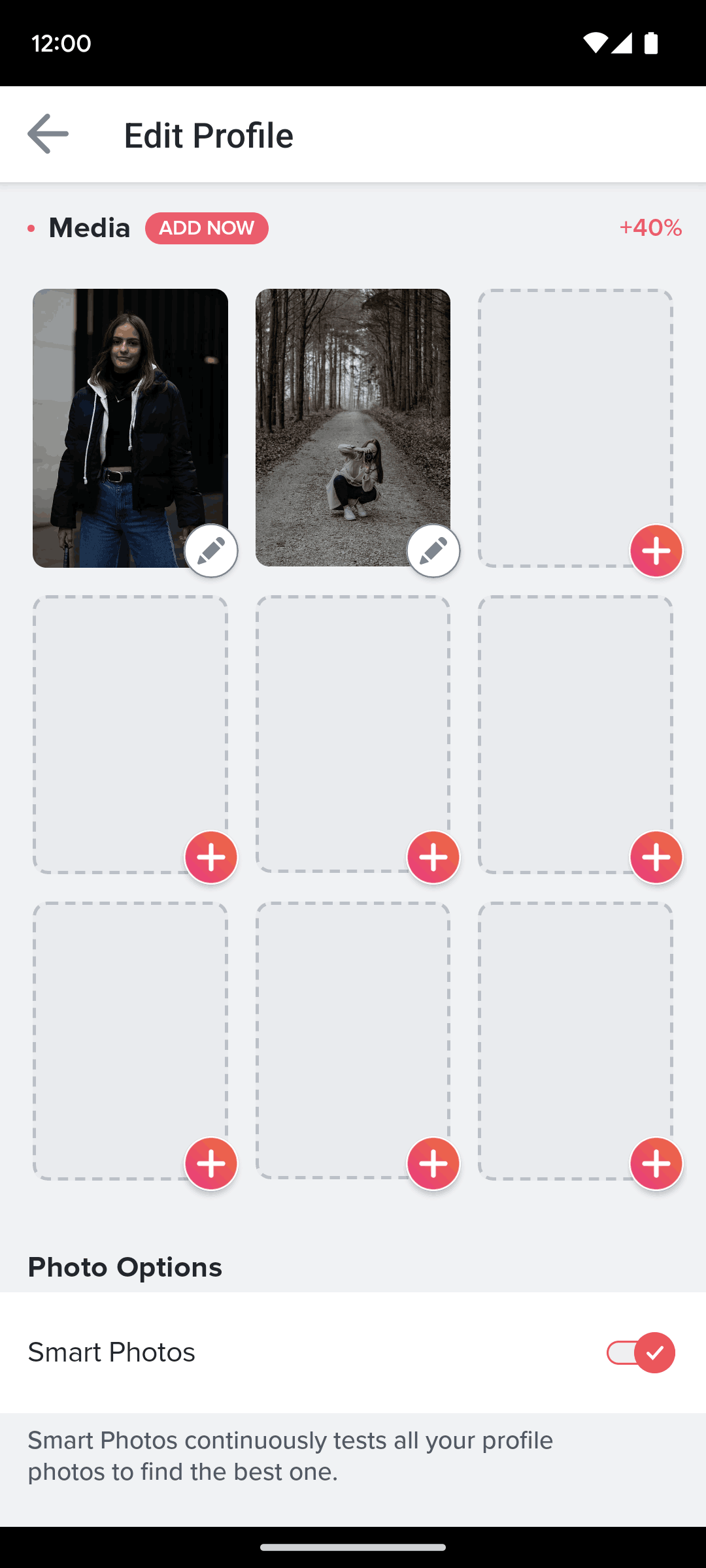 Tinder Android Social Networking interface screenshot 20