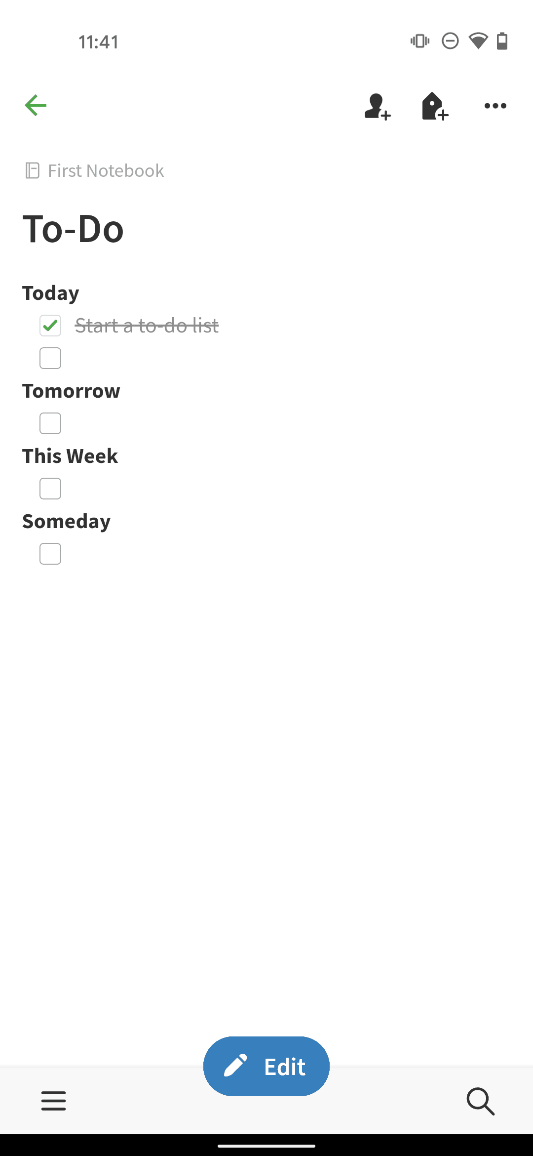 Evernote Android Productivity interface screenshot 22
