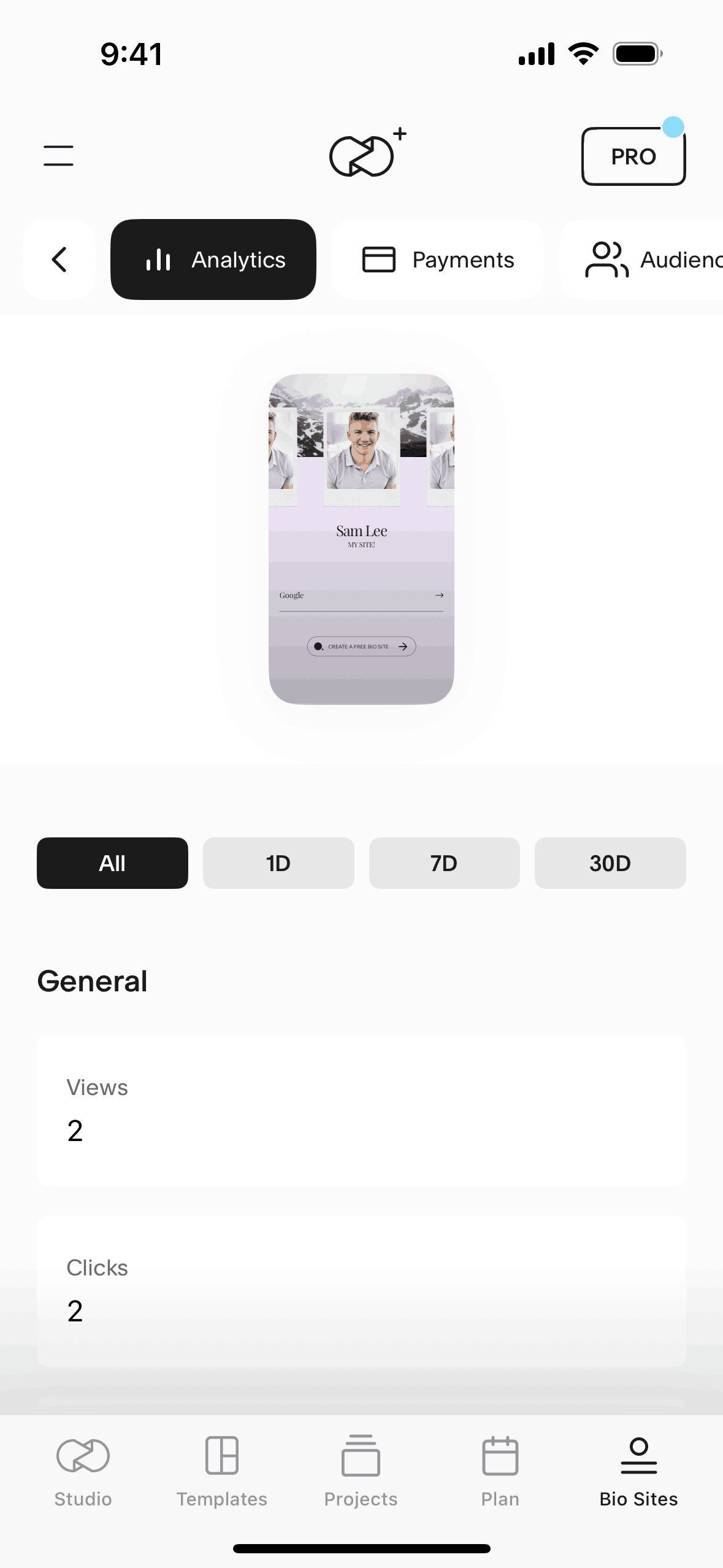 Unfold iOS Photo & Video interface screenshot 24