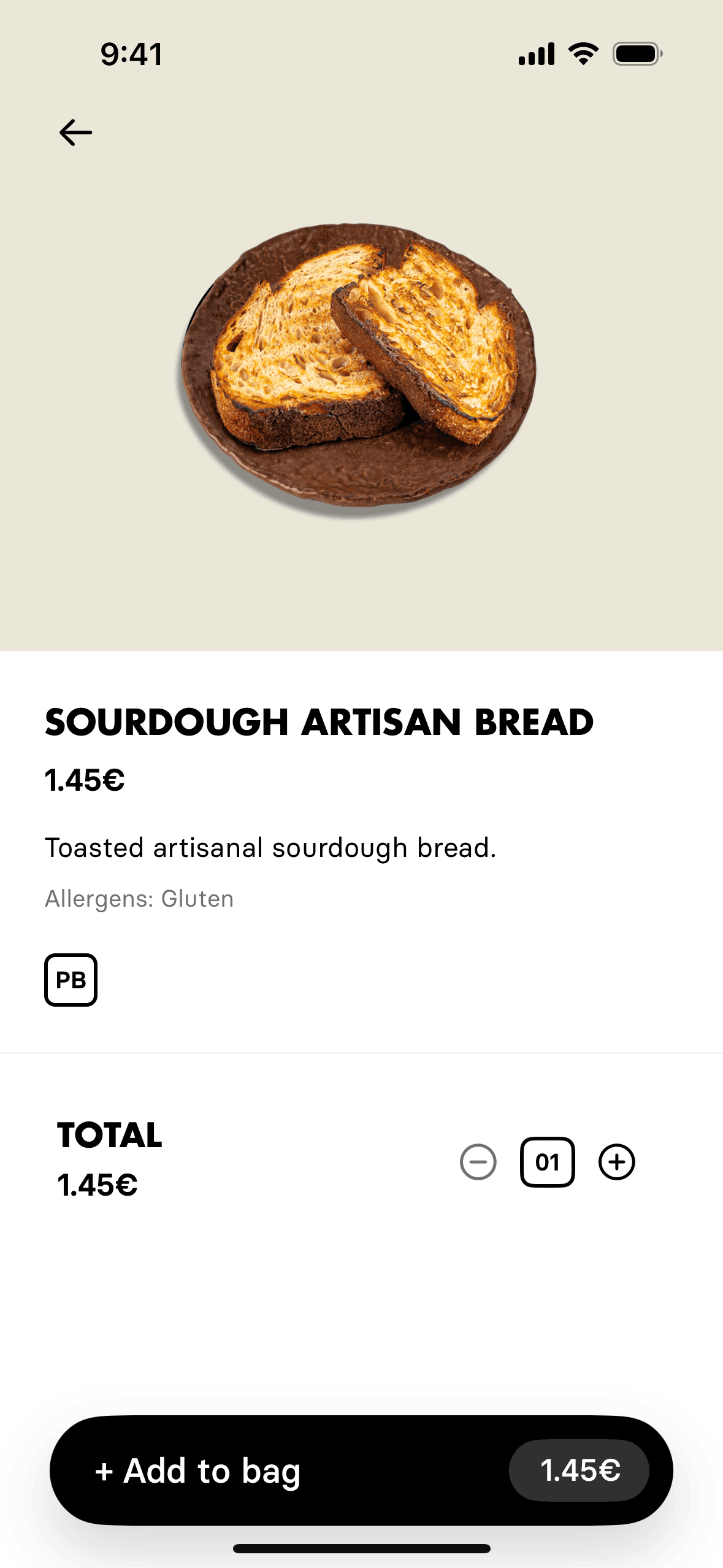 Honest Greens iOS Food & Drink interface screenshot 2