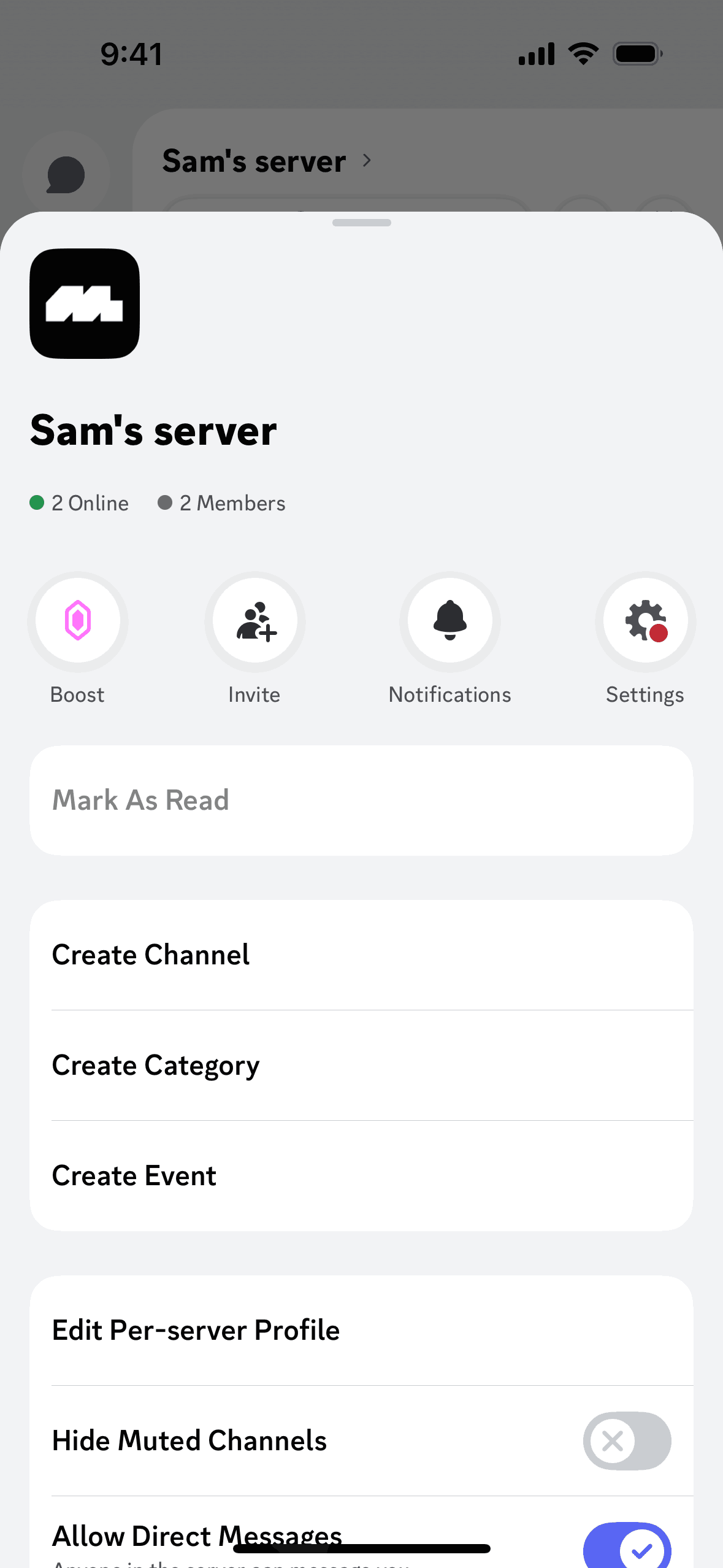 Discord iOS Social Networking interface screenshot 8