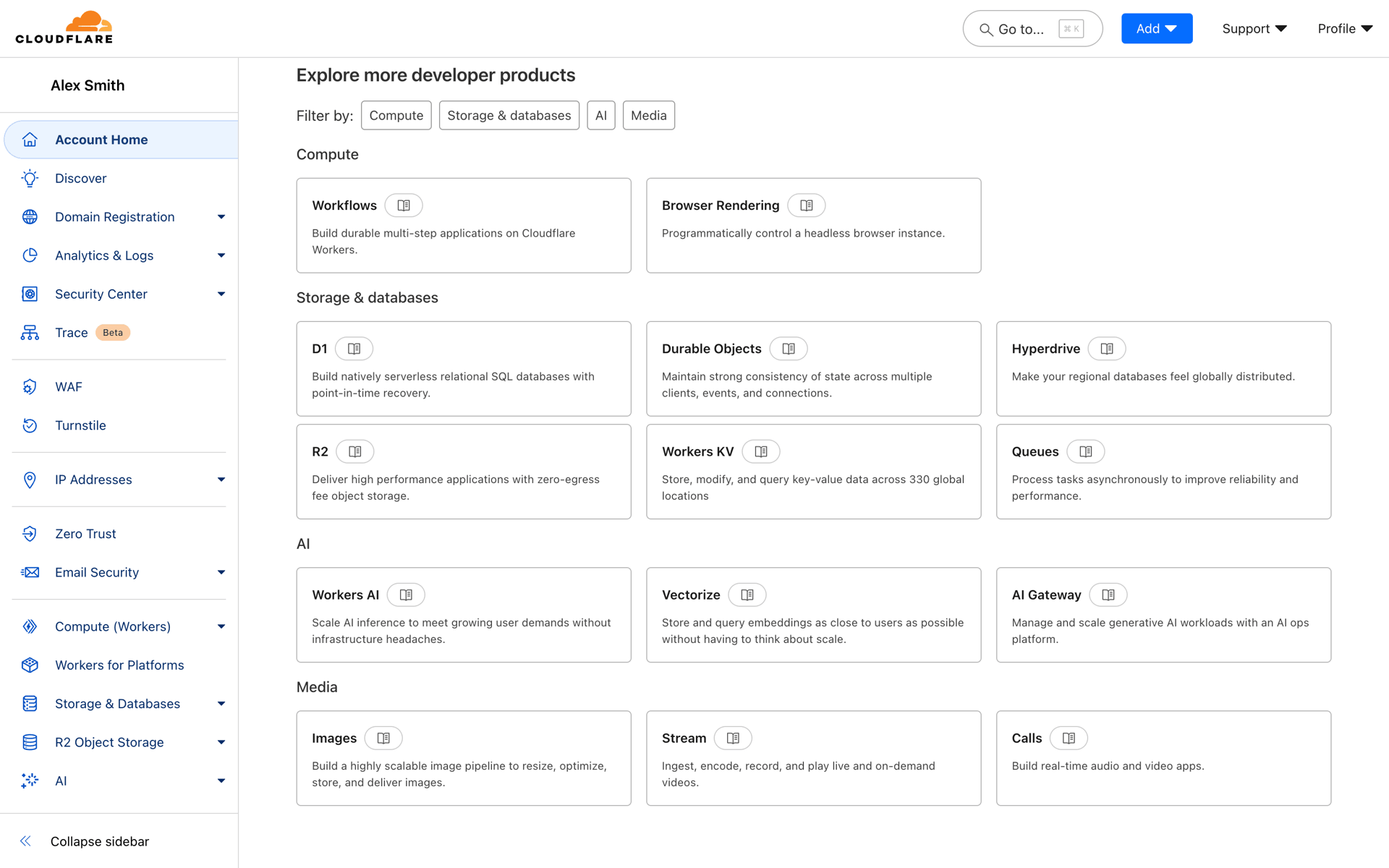 Cloudflare Web Developer Tools interface screenshot 1