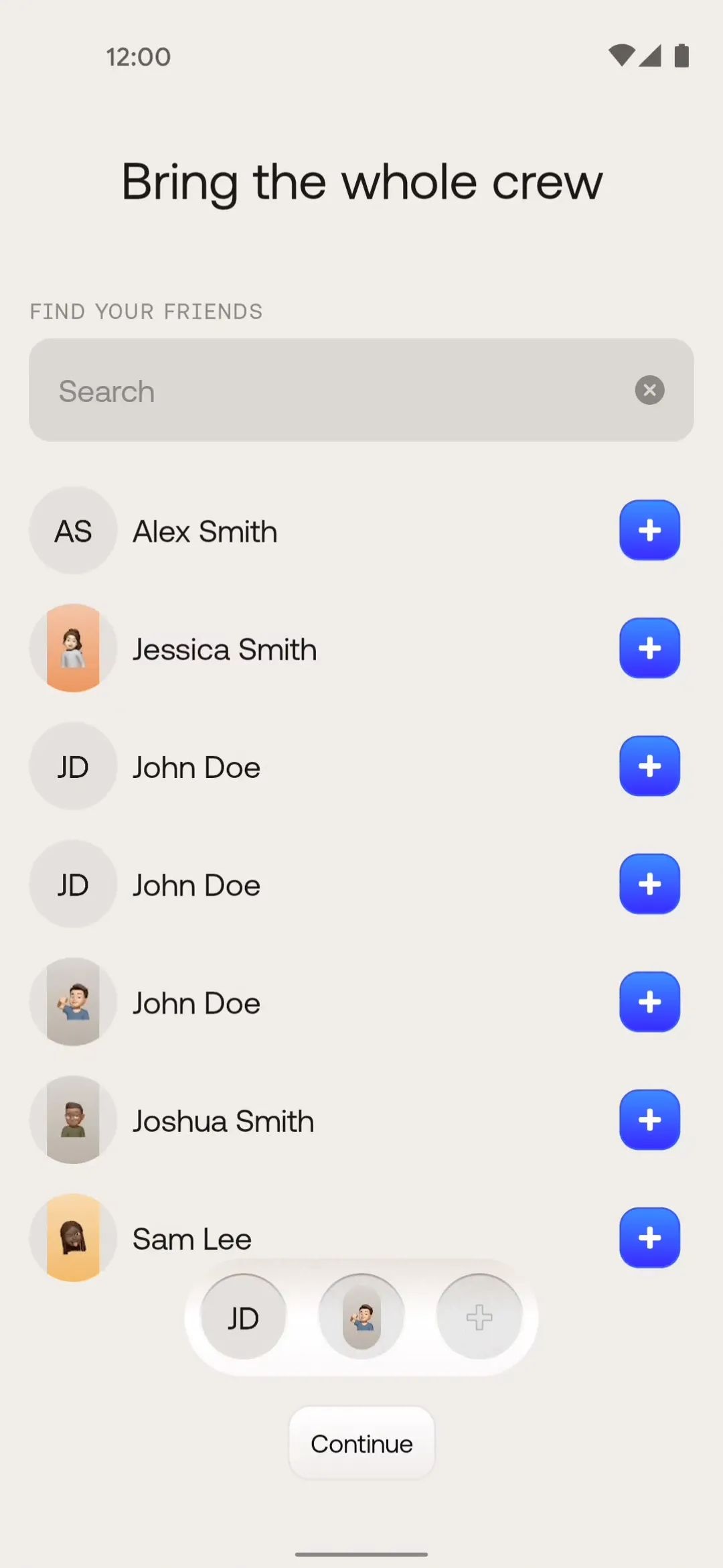Bump Android Social Networking interface screenshot 3