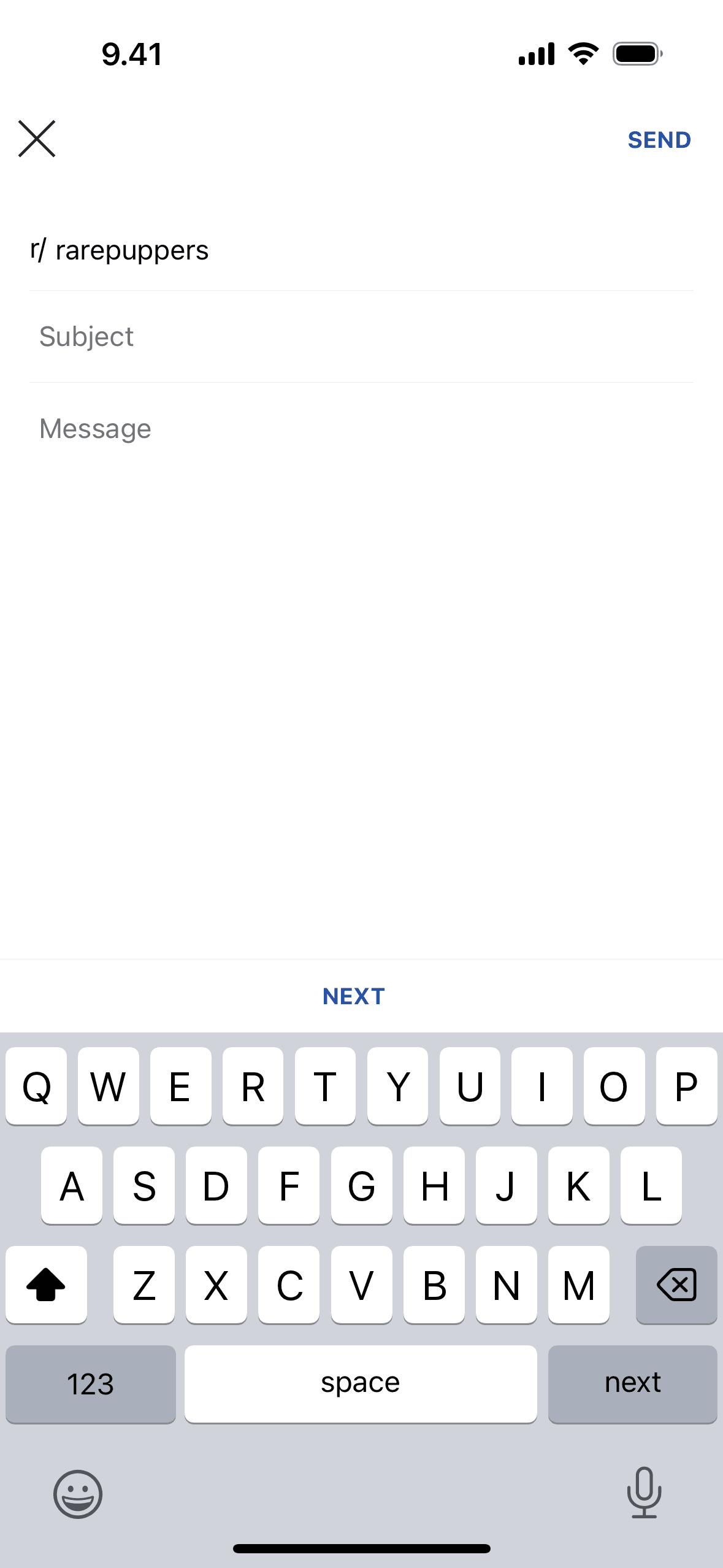 Reddit iOS Social Networking interface screenshot 14