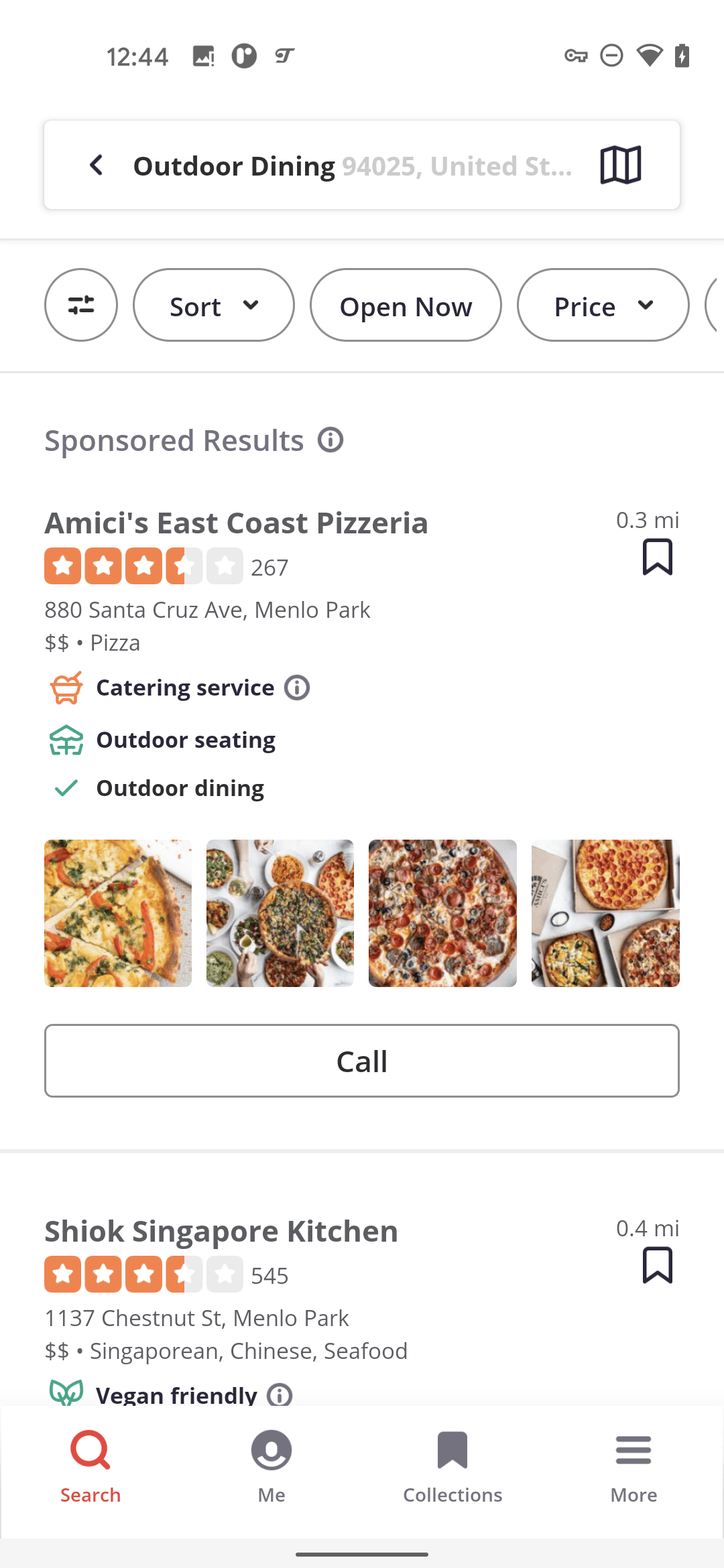 Yelp Android Food & Drink interface screenshot 23