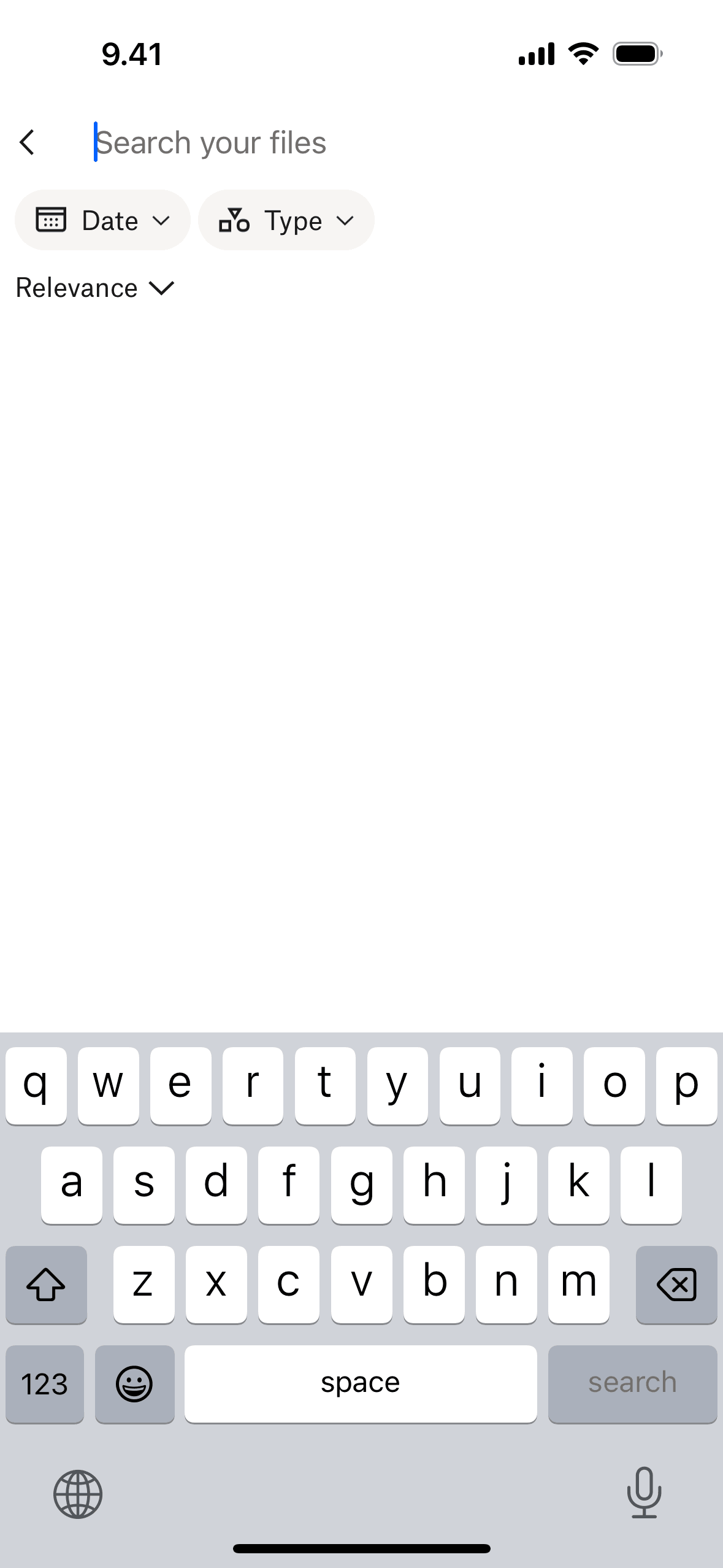 Dropbox iOS Productivity interface screenshot 17