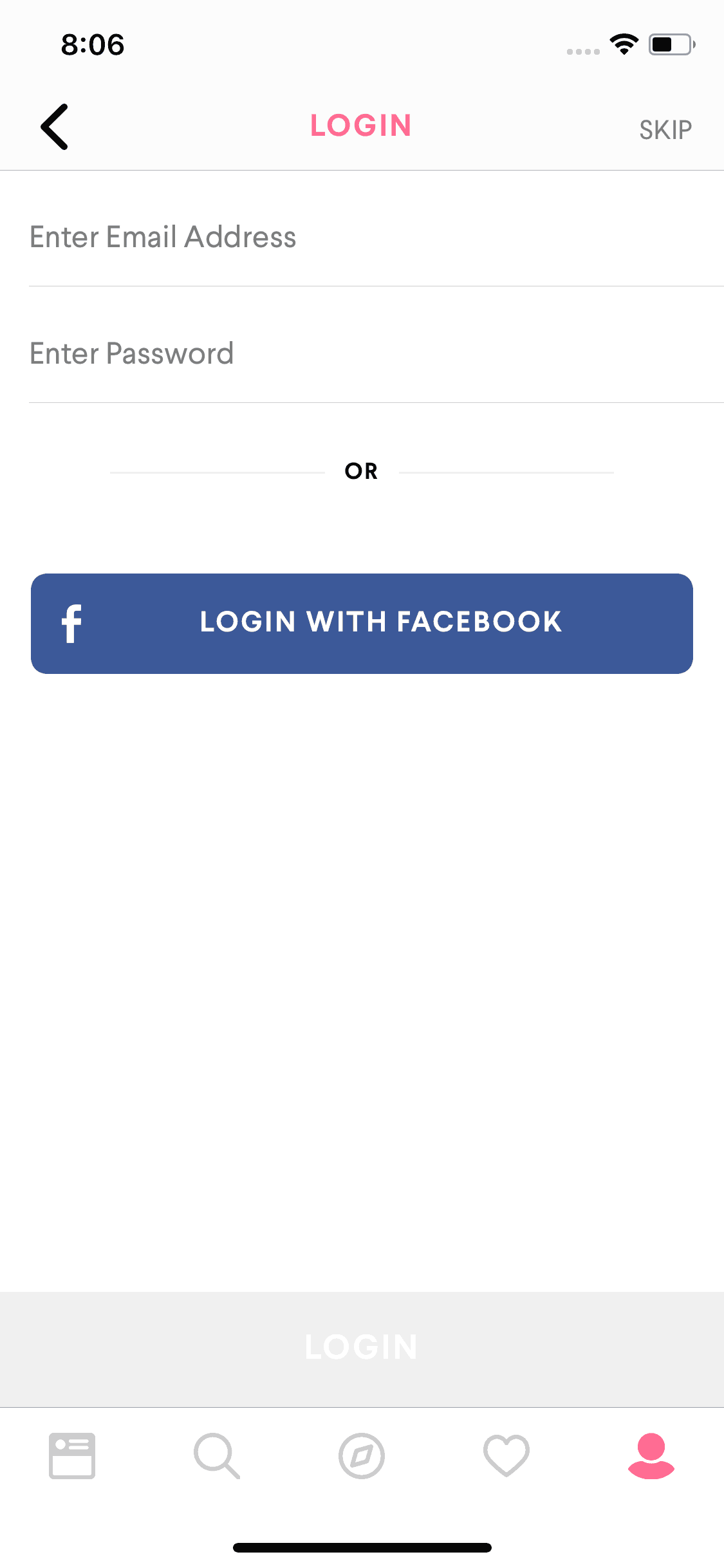 Hush iOS Shopping interface screenshot 24