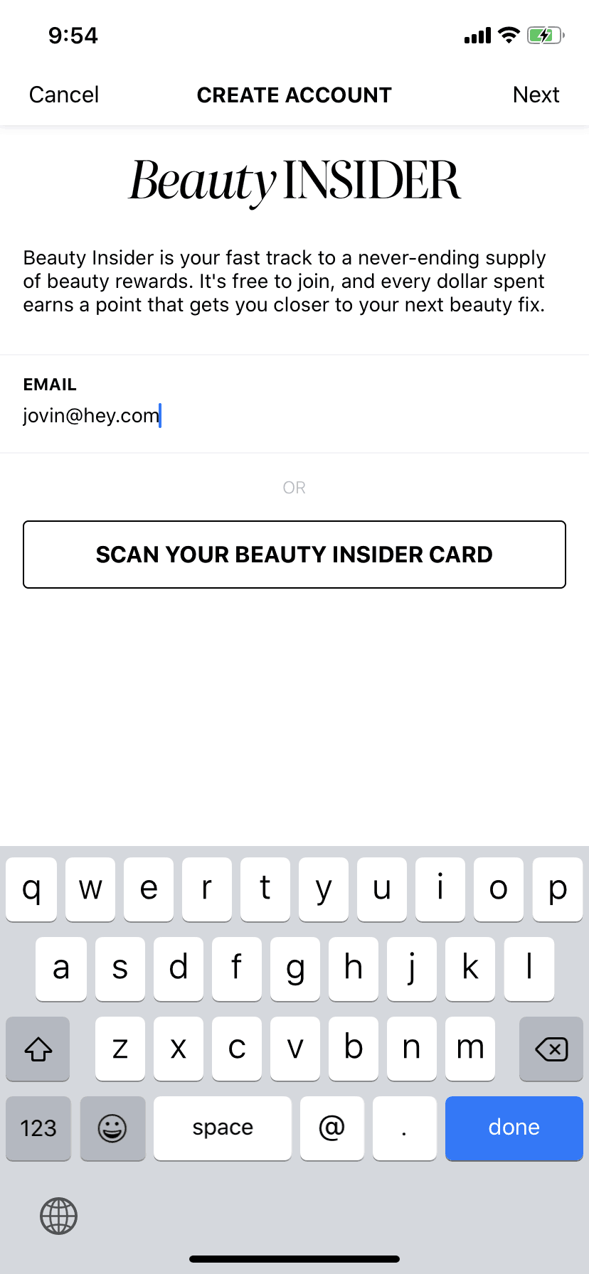 Sephora iOS Shopping interface screenshot 12