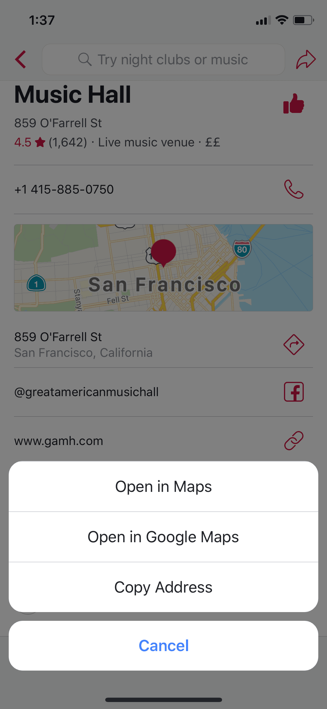 Facebook Local iOS Social Networking interface screenshot 23
