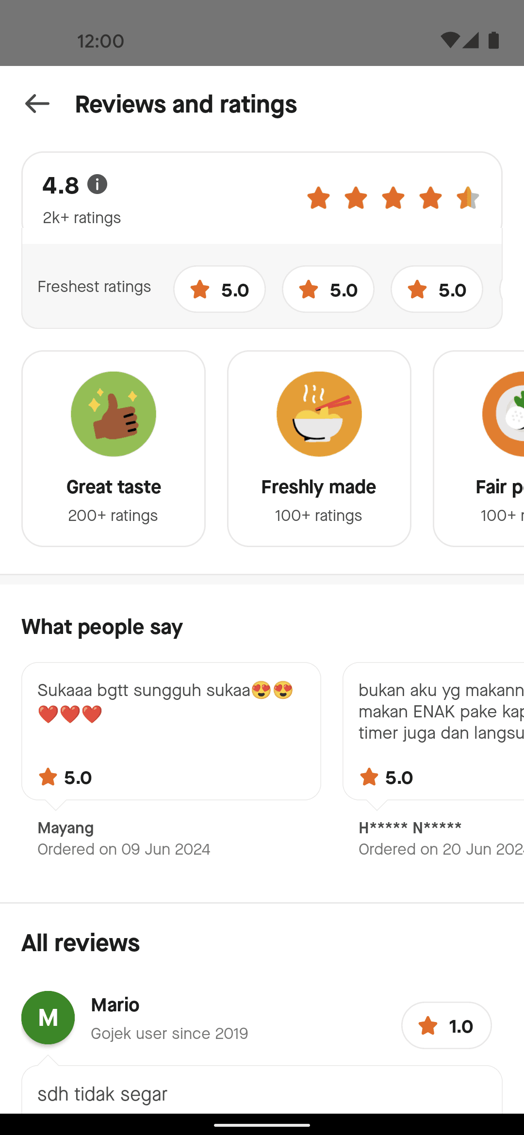 Gojek Android Travel & Transportation interface screenshot 18