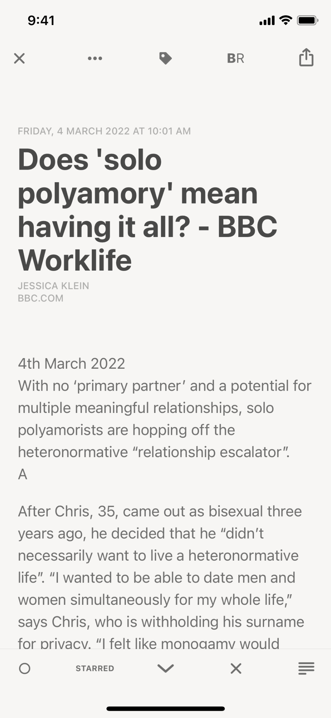 Reeder 5 iOS News interface screenshot 17