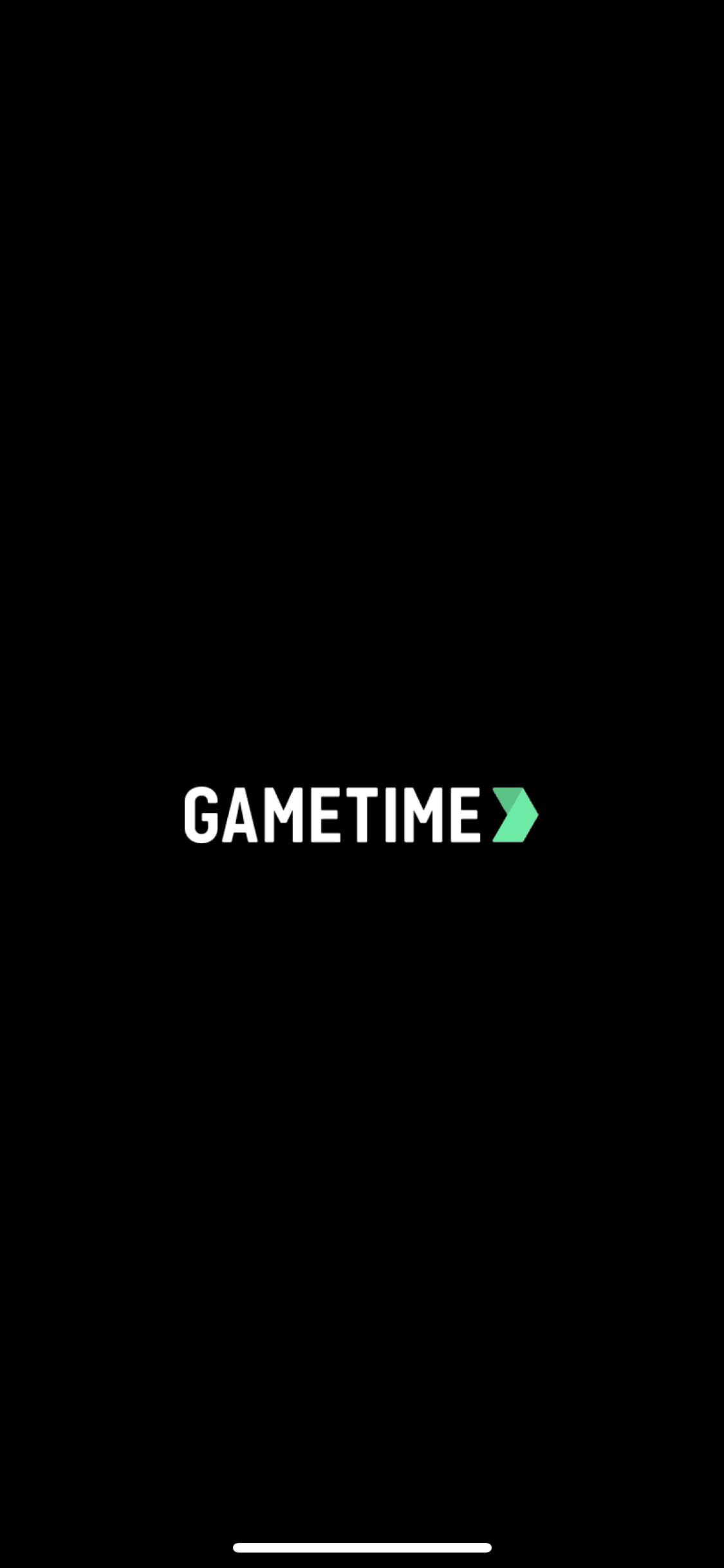 Gametime iOS Entertainment interface screenshot 1